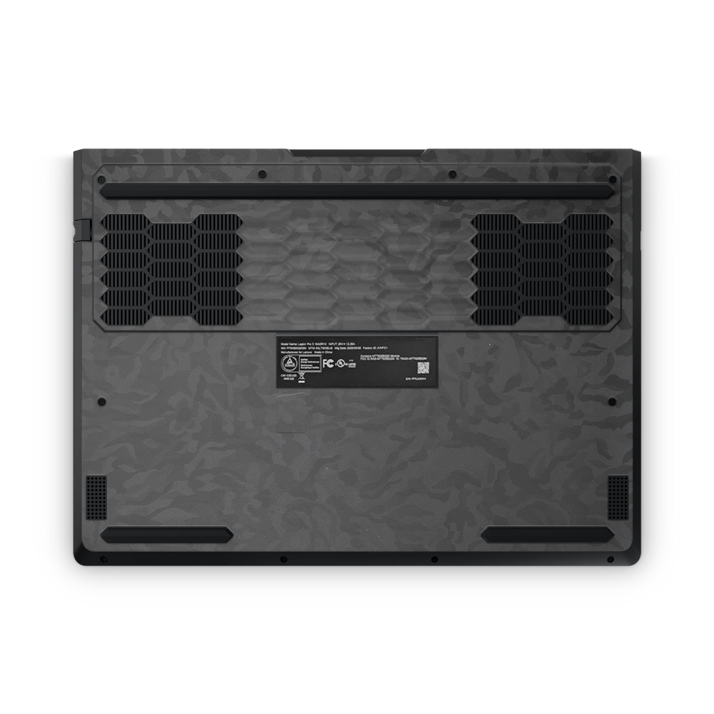 Lenovo Legion 5 Professional 2025 Professional Bottom Black Camo Skin Wrap Cover