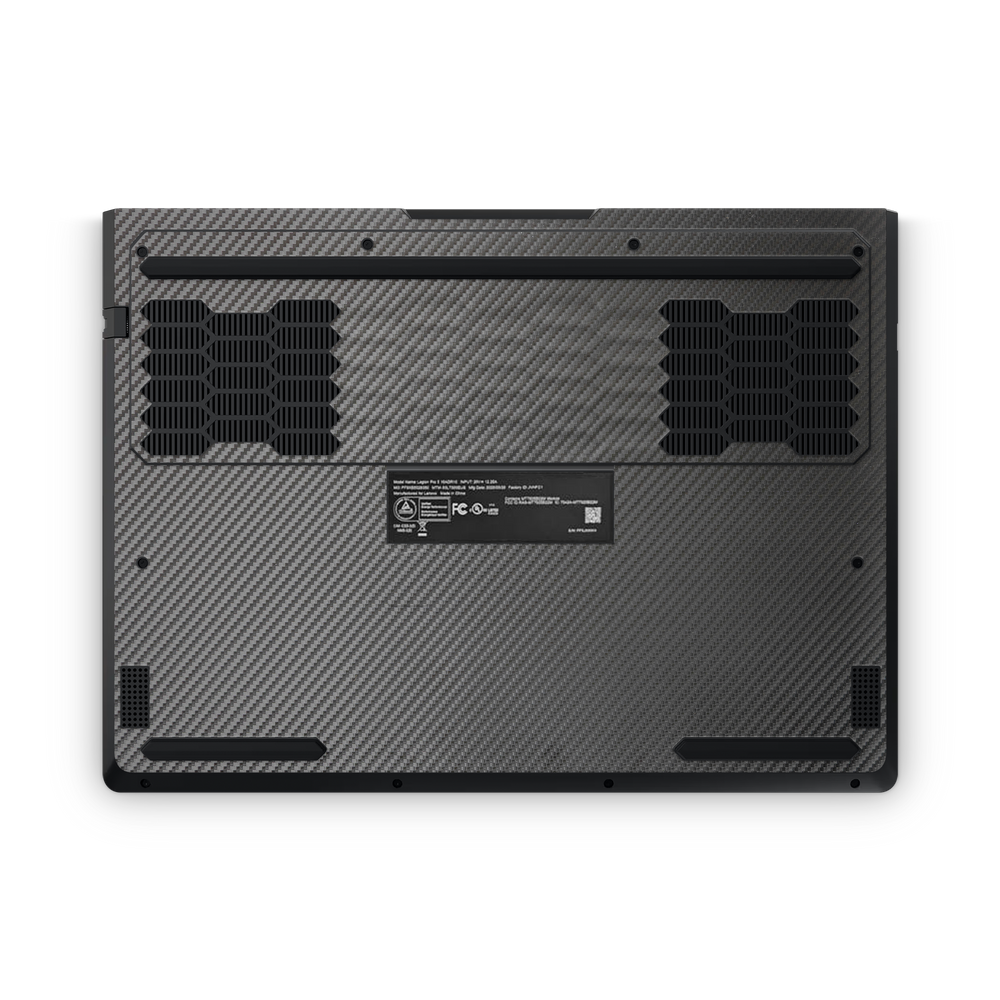 Lenovo Legion 5 Professional 2025 Professional Bottom Black Carbon Fiber Skin Wrap Cover