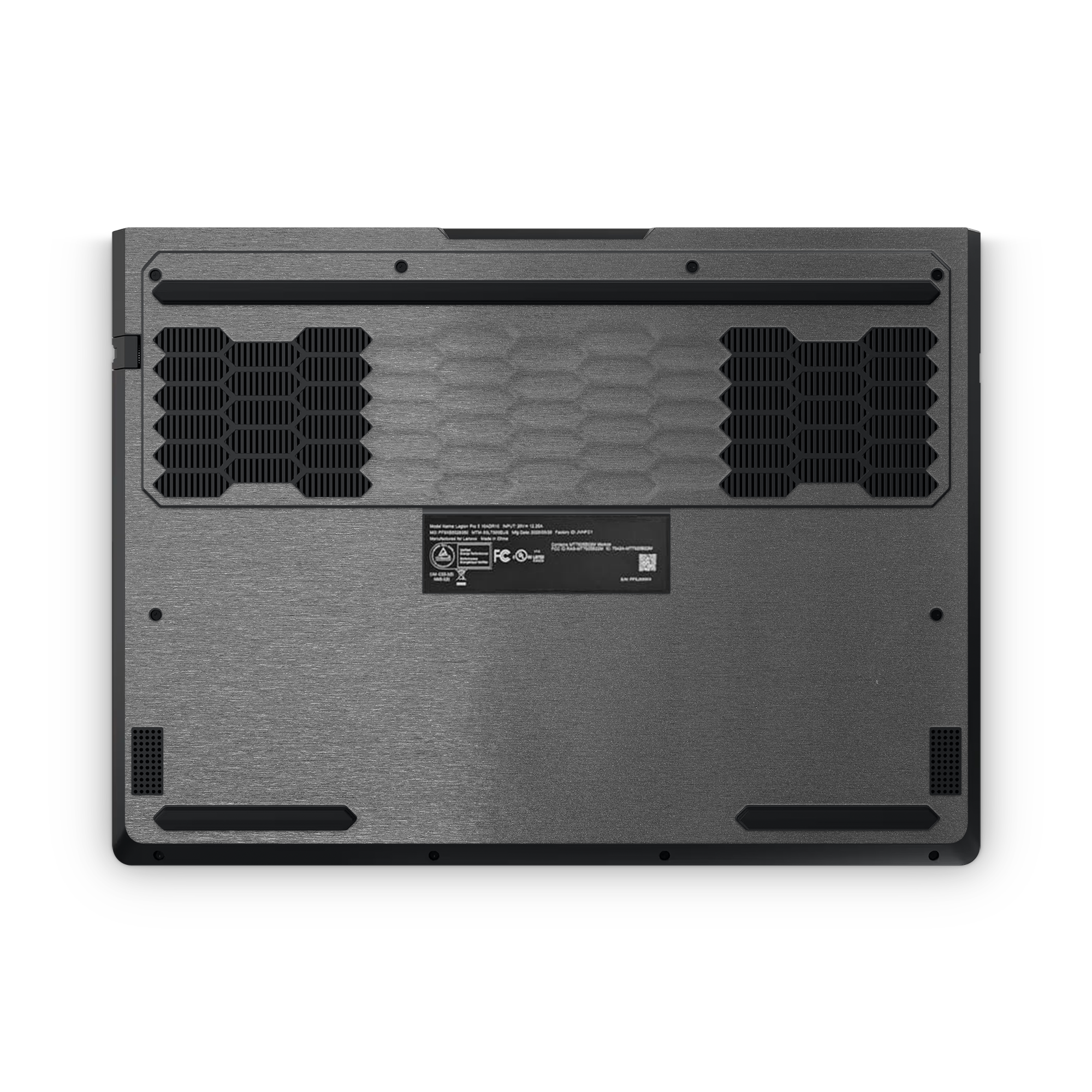 Lenovo Legion 5 Professional 2025 Professional Bottom Brushed Black Skin Wrap Cover