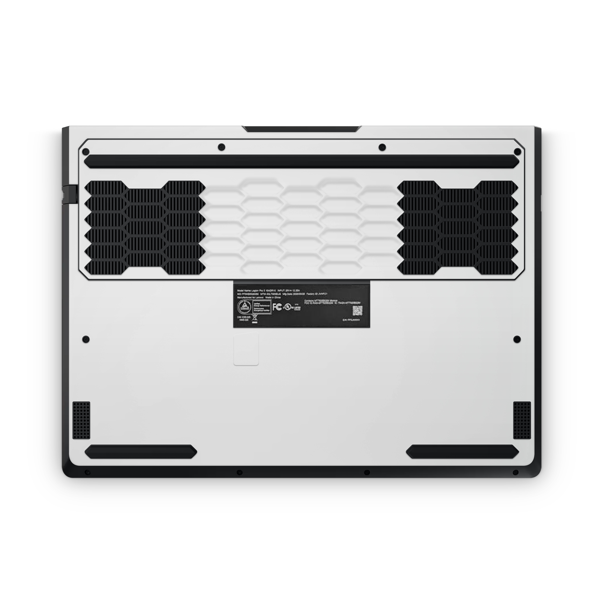 Lenovo Legion 5 Professional 2025 Professional Bottom Satin White Skin Wrap Cover