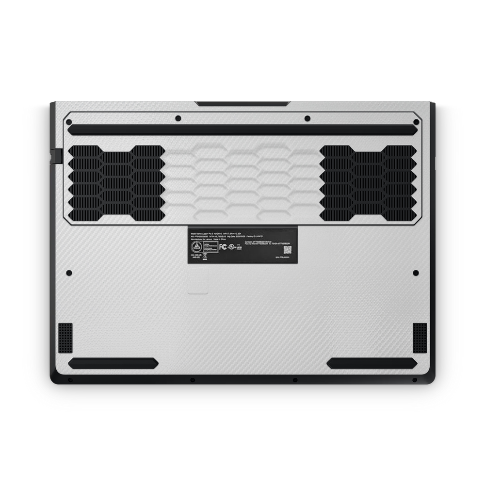 Lenovo Legion 5 Professional 2025 Professional Bottom White Carbon Fiber Skin Wrap Cover