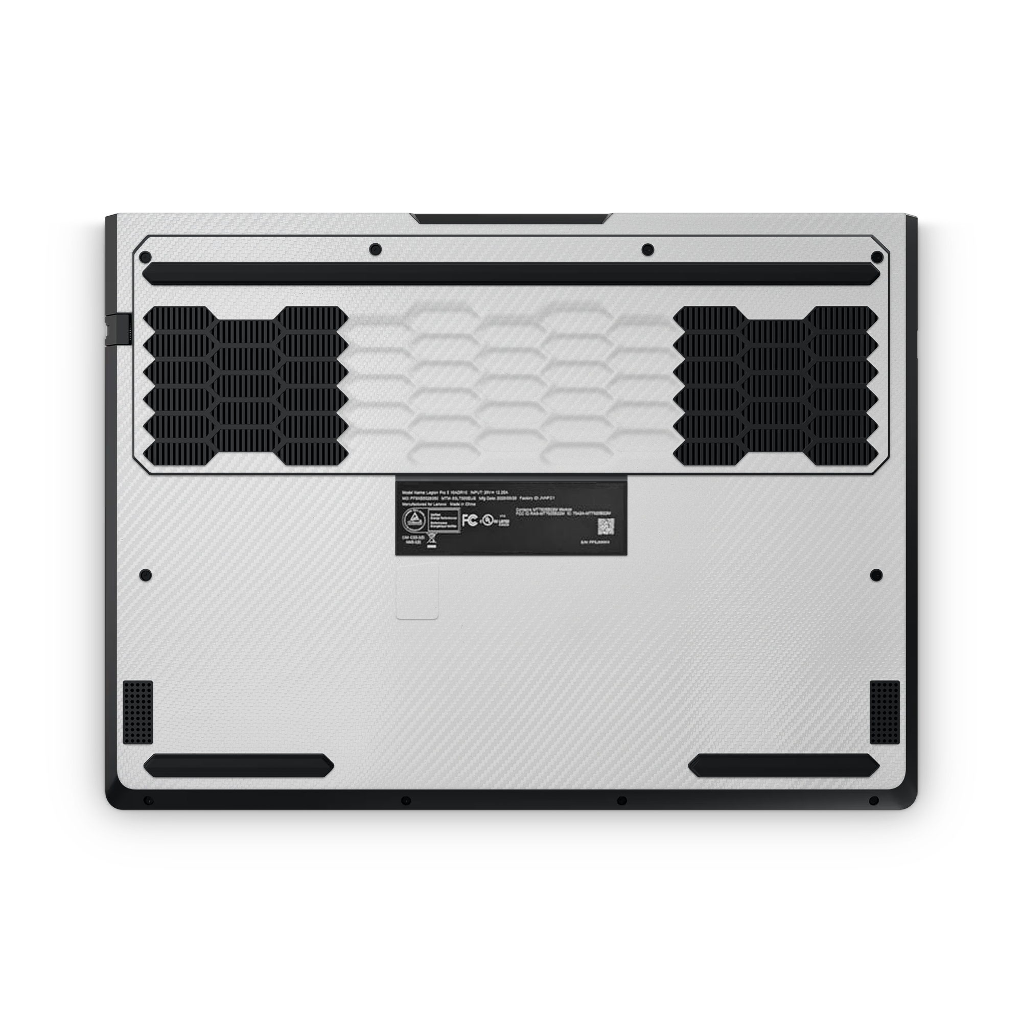 Lenovo Legion 5 Professional 2025 Professional Bottom White Carbon Fiber Skin Wrap Cover