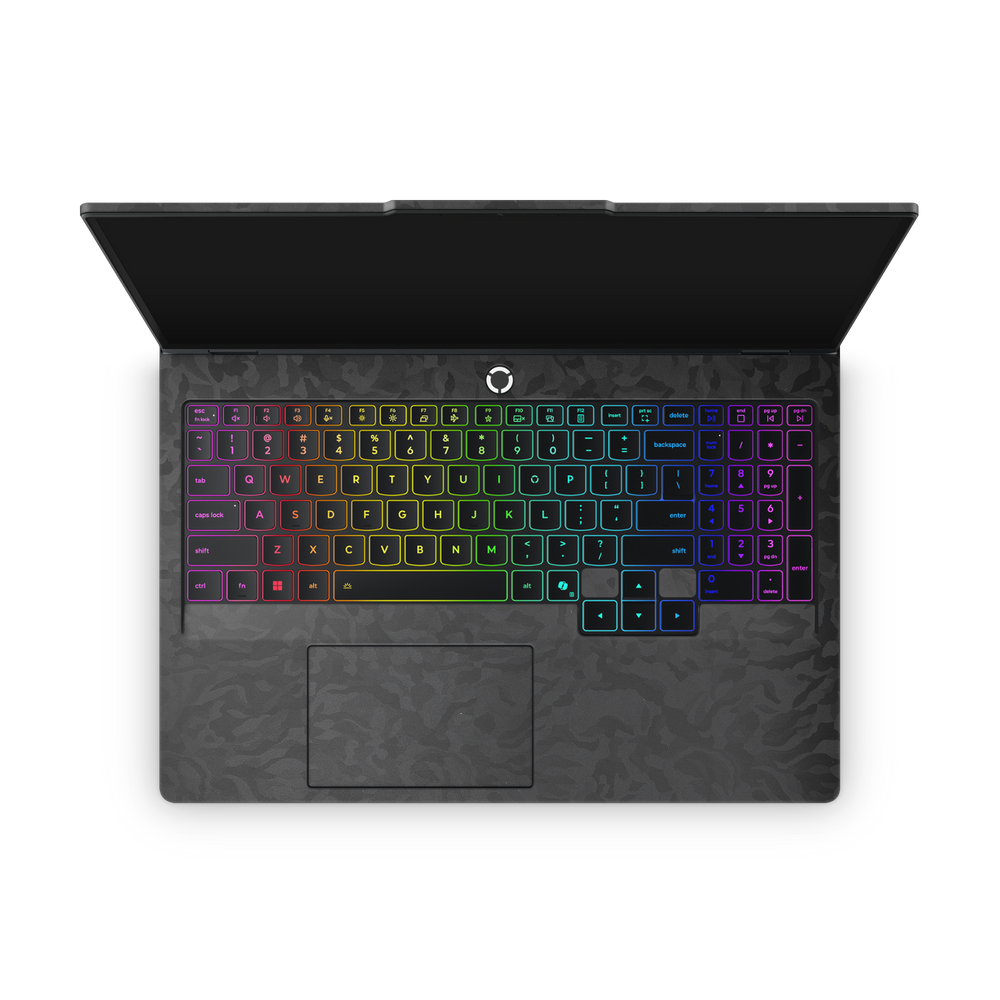 Lenovo Legion 5 Professional 2025 Professional Interior Black Camo Skin Wrap Cover