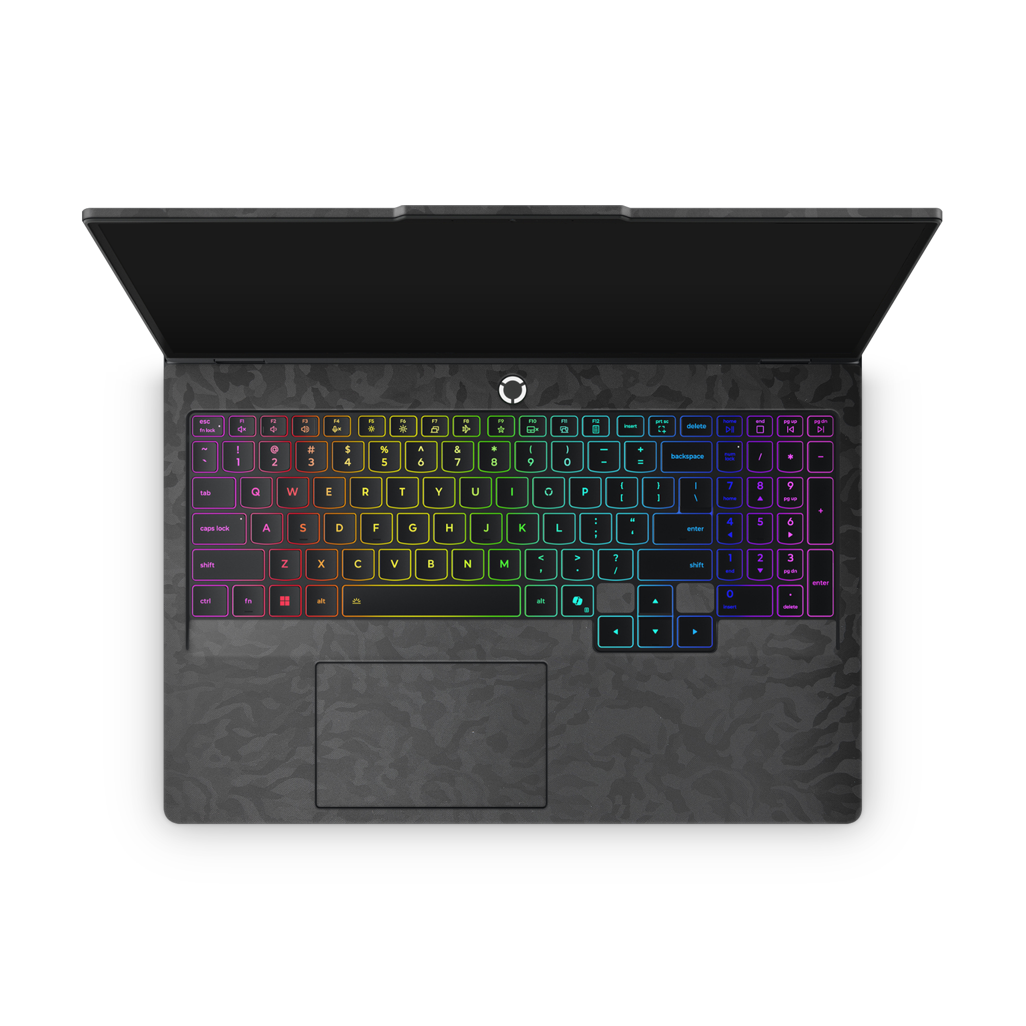Lenovo Legion 5 Professional 2025 Professional Interior Black Camo Skin Wrap Cover
