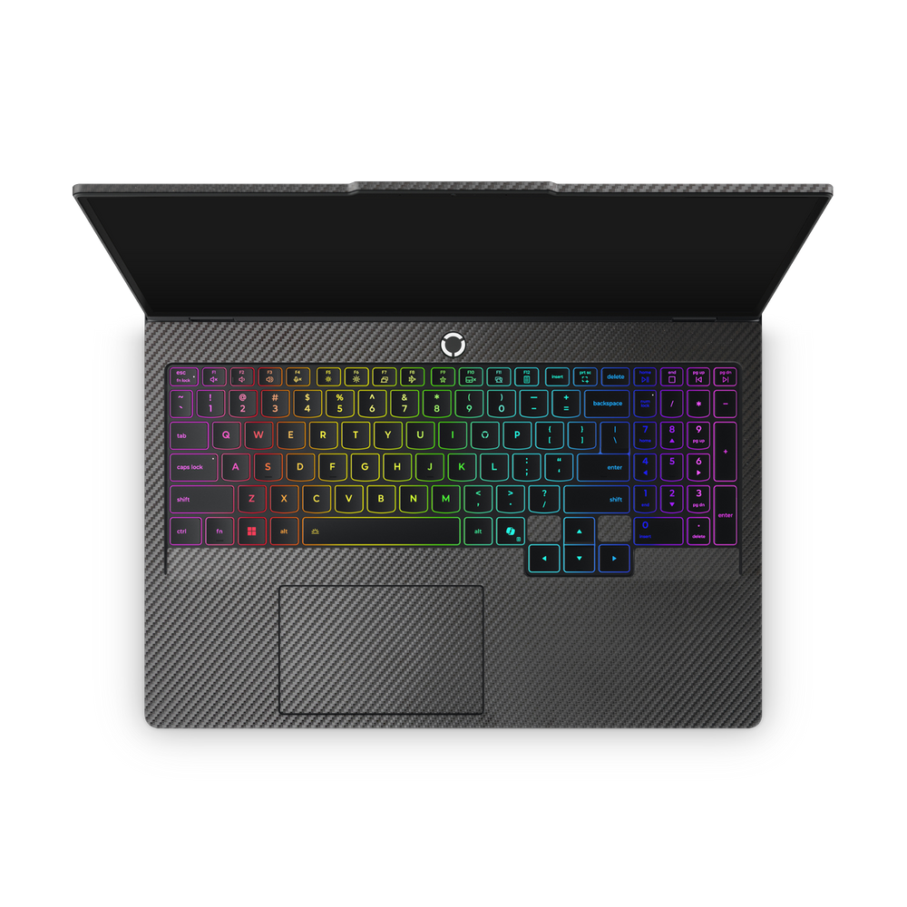 Lenovo Legion 5 Professional 2025 Professional Interior Black Carbon Fiber Skin Wrap Cover
