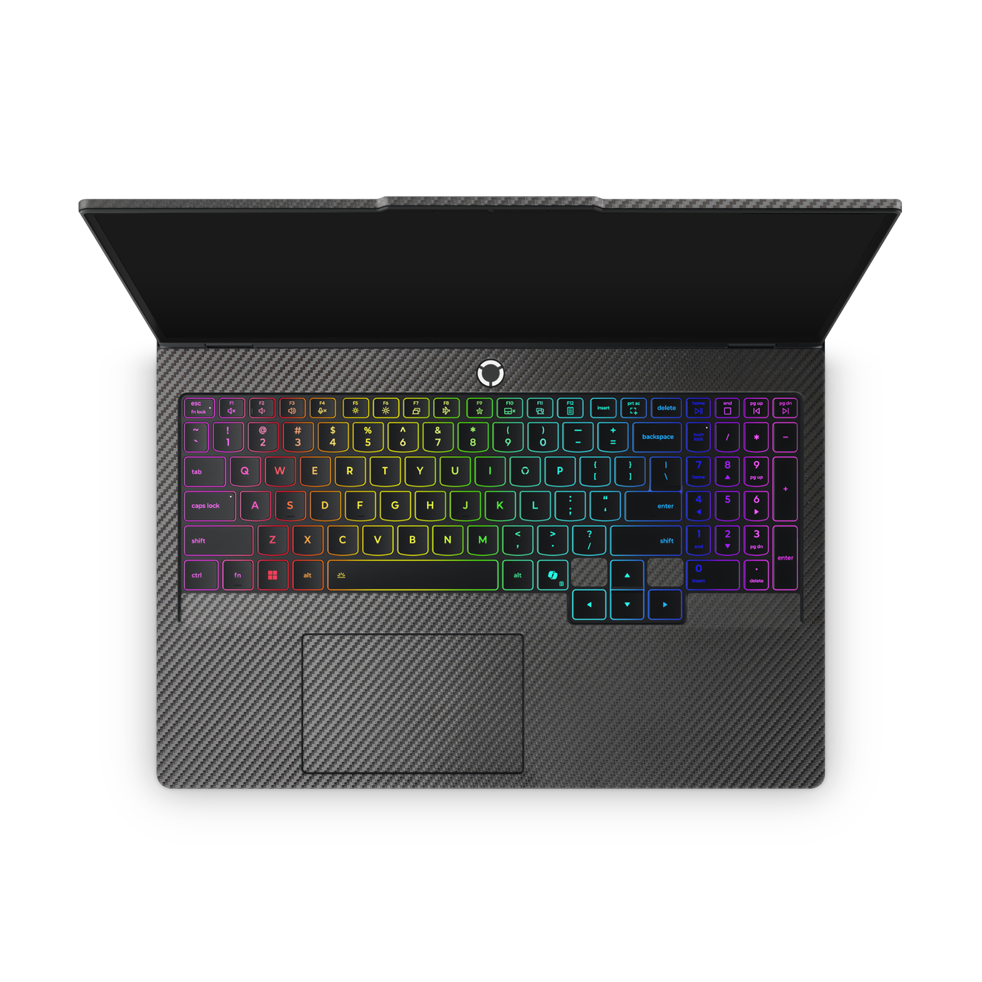 Lenovo Legion 5 Professional 2025 Professional Interior Black Carbon Fiber Skin Wrap Cover