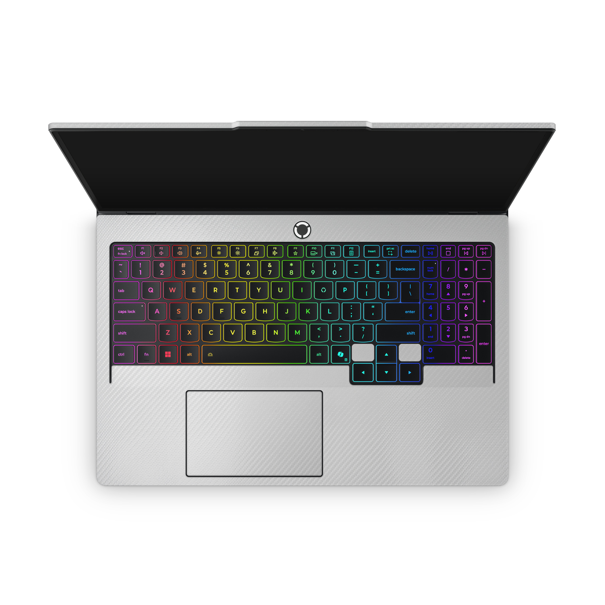 Lenovo Legion 5 Professional 2025 Professional Interior White Carbon Fiber Skin Wrap Cover
