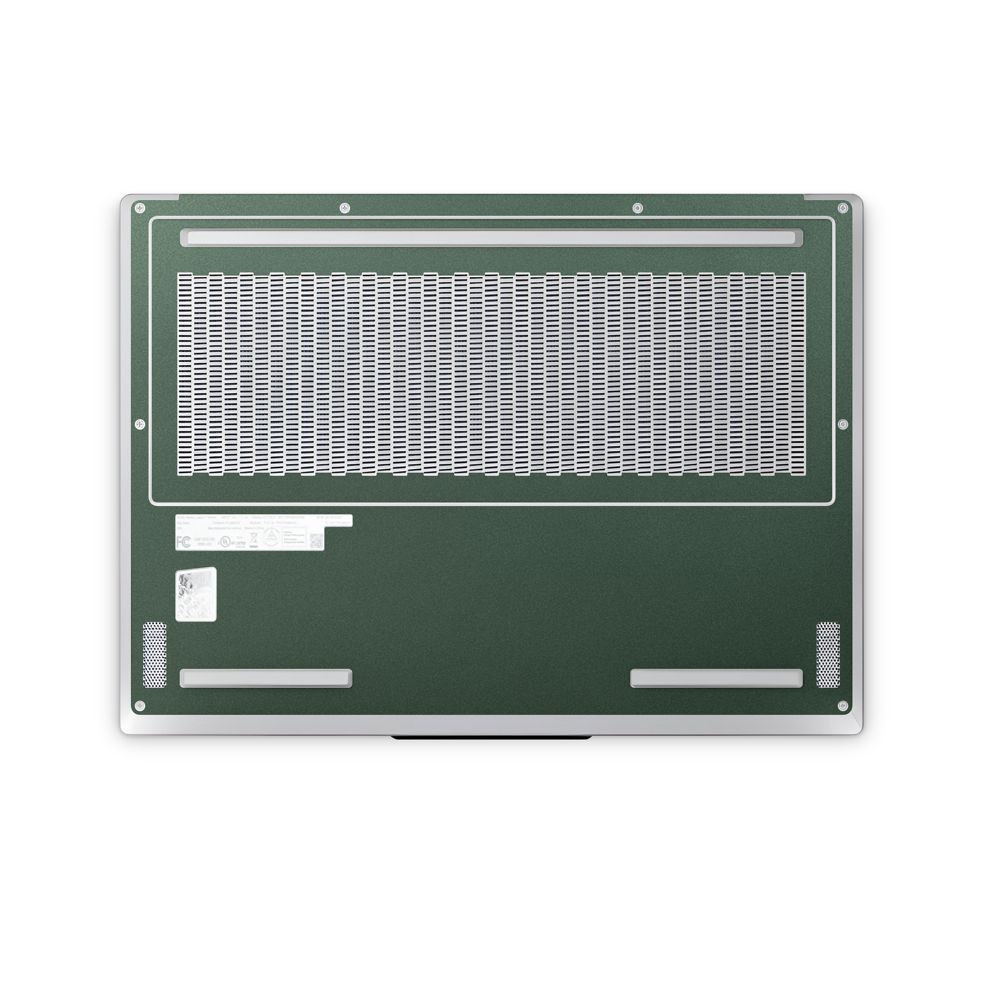 Lenovo Legion 7/7i Gen 10 2025 Professional Bottom Matte Green Metallic Skin Wrap Cover