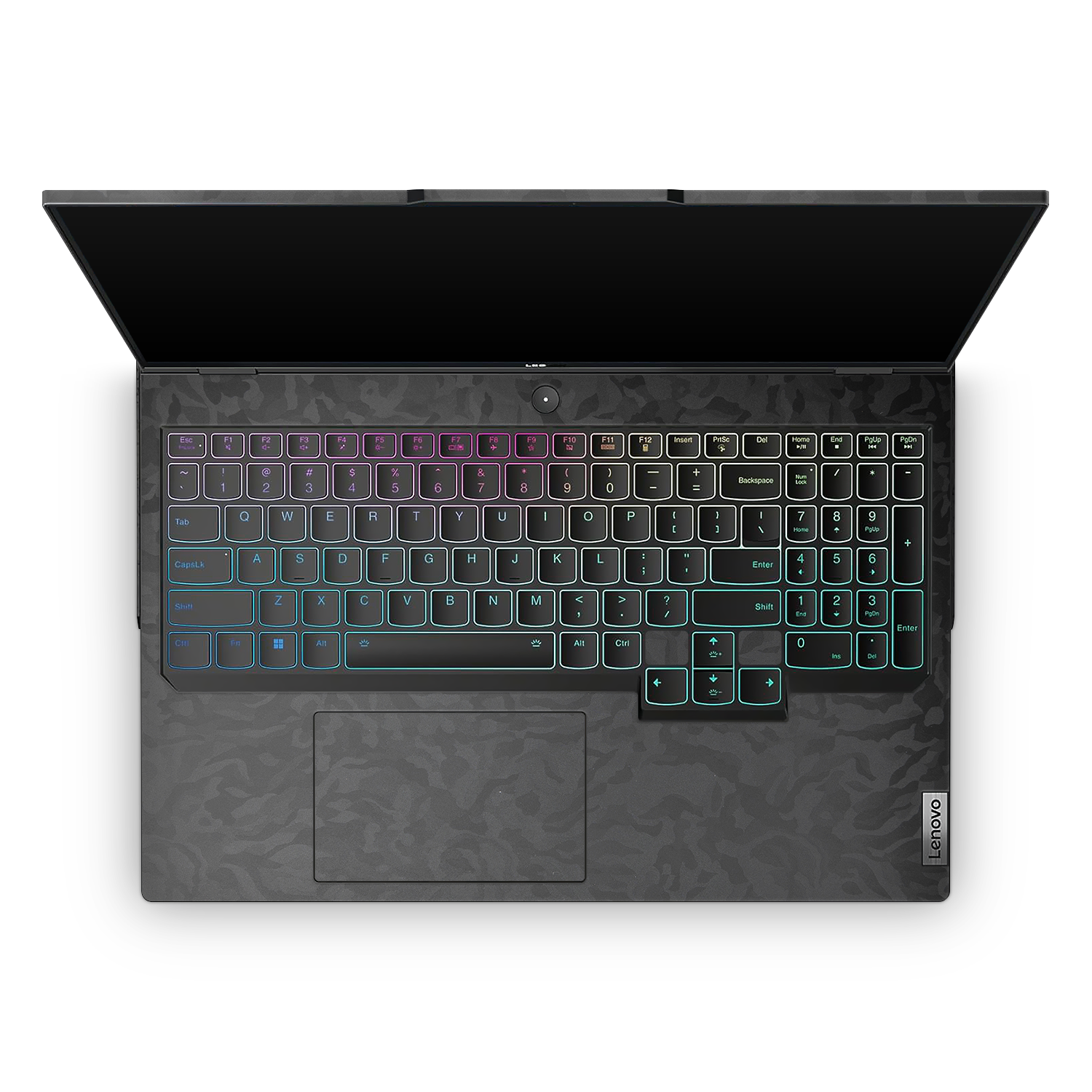 Lenovo Legion 7 Gen 8 2023 Professional Interior Black Camo Skin Wrap Cover