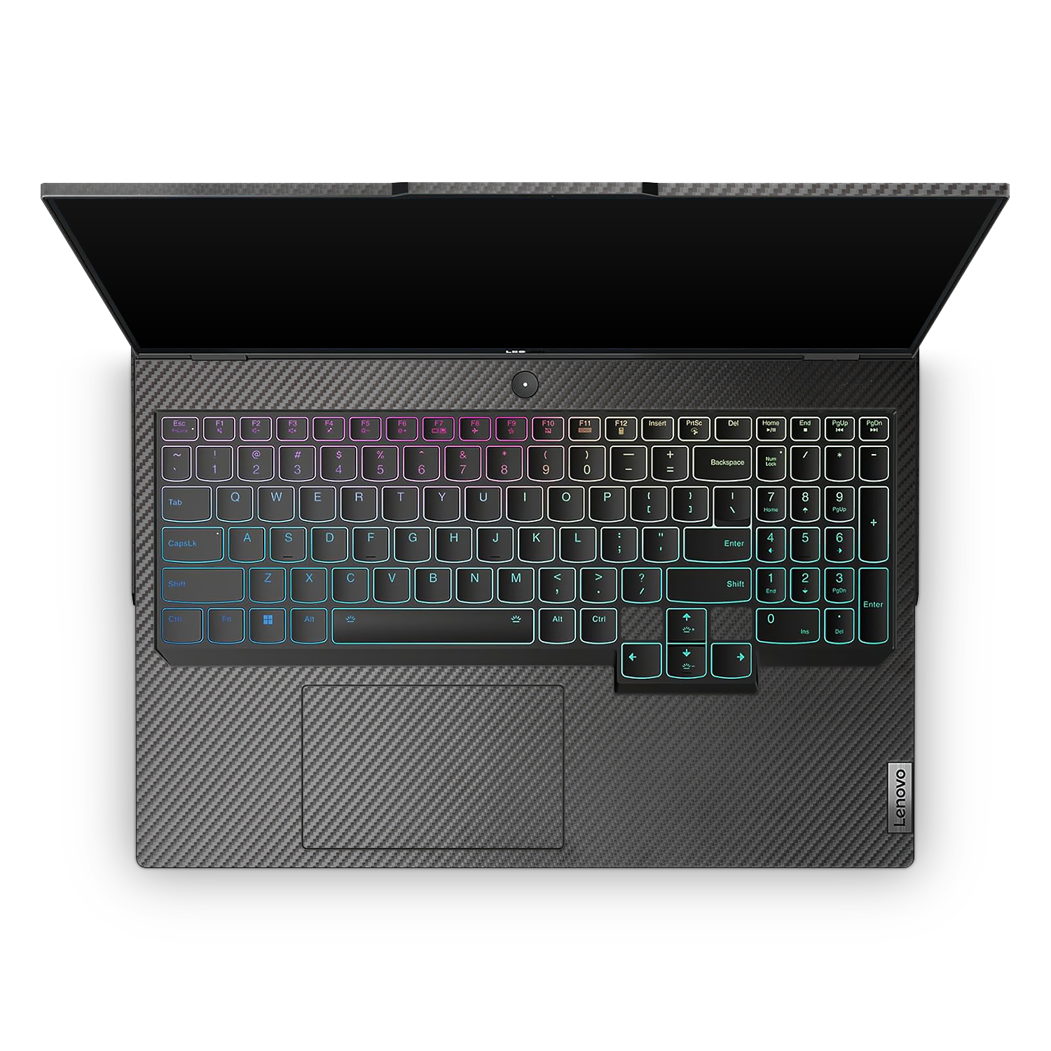 Lenovo Legion 7 Gen 8 2023 Professional Interior Black Carbon Fiber Skin Wrap Cover