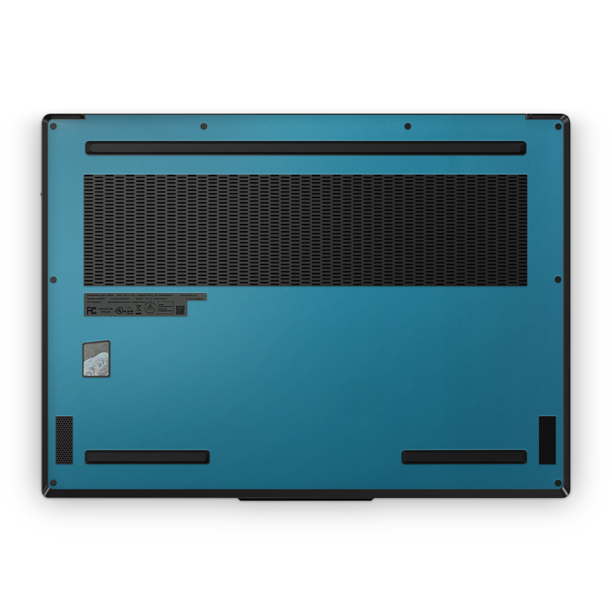 Lenovo Legion 7 Gen 9 2024 Premium Bottom Satin Ocean Shimmer Skin Wrap Cover