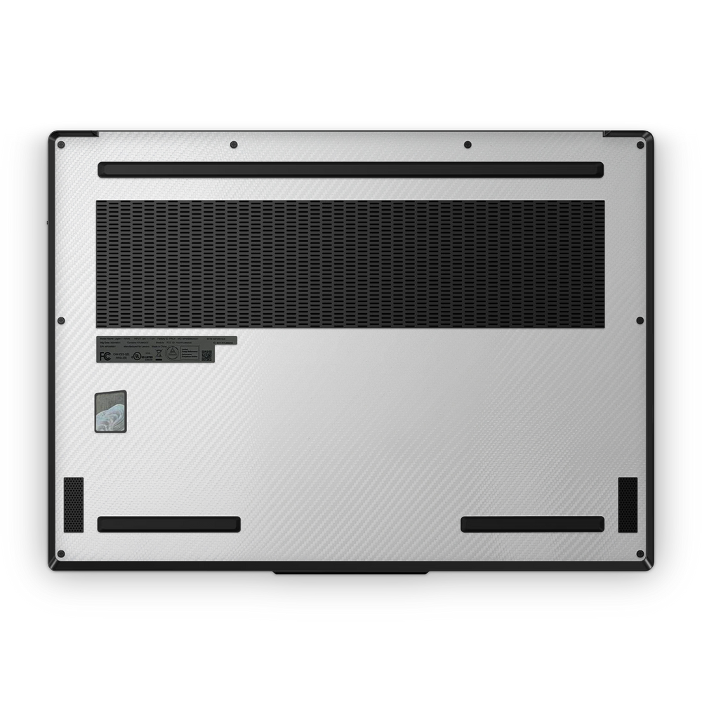Lenovo Legion 7 Gen 9 2024 Premium Bottom White Carbon Fiber Skin Wrap Cover