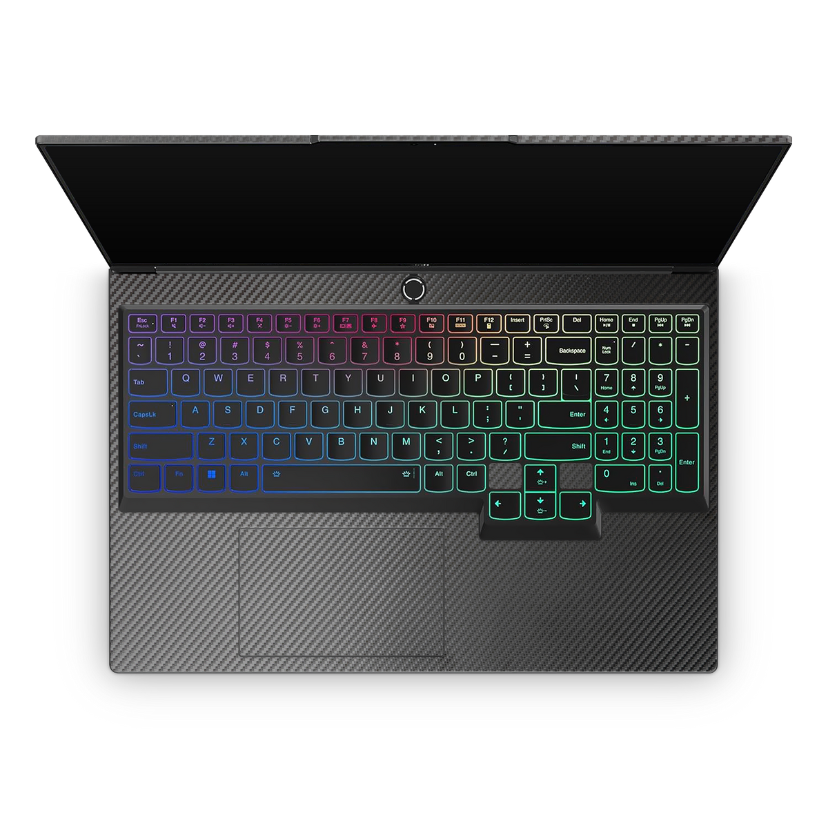 Lenovo Legion 7 Gen 9 2024 Premium Interior Black Carbon Fiber Skin Wrap Cover