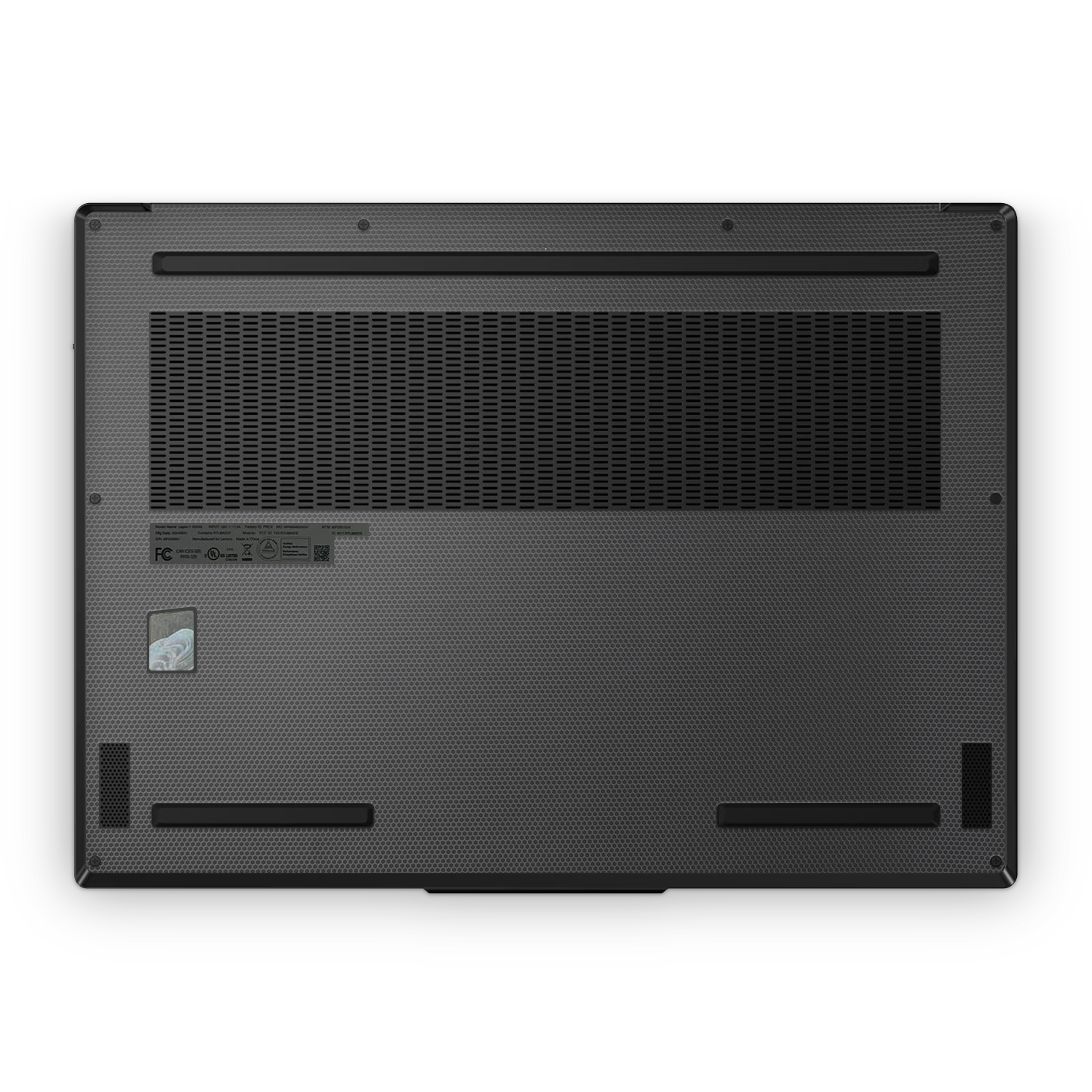Lenovo Legion 7 Gen 9 2024 Professional Bottom Black Matrix Skin Wrap Cover