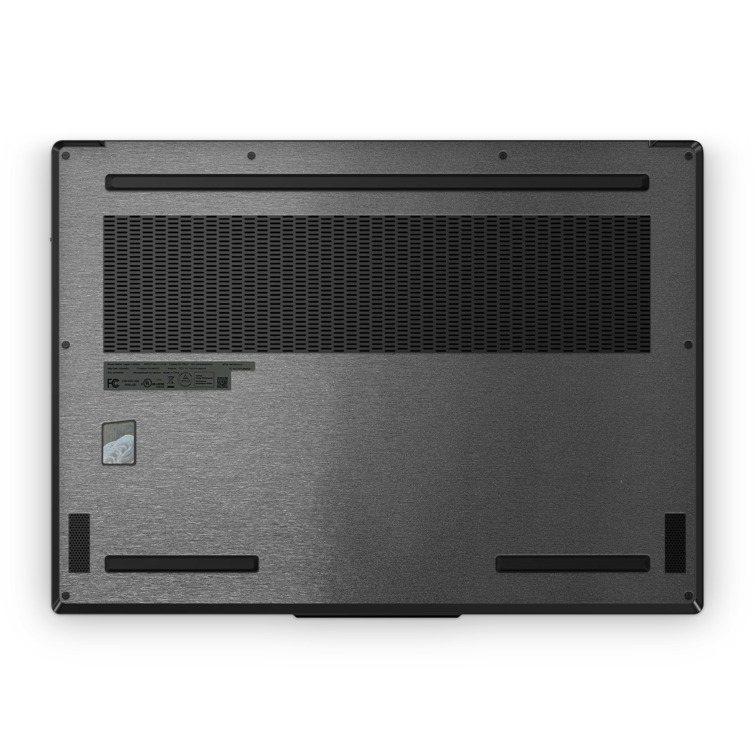 Lenovo Legion 7 Gen 9 2024 Professional Bottom Brushed Black Skin Wrap Cover