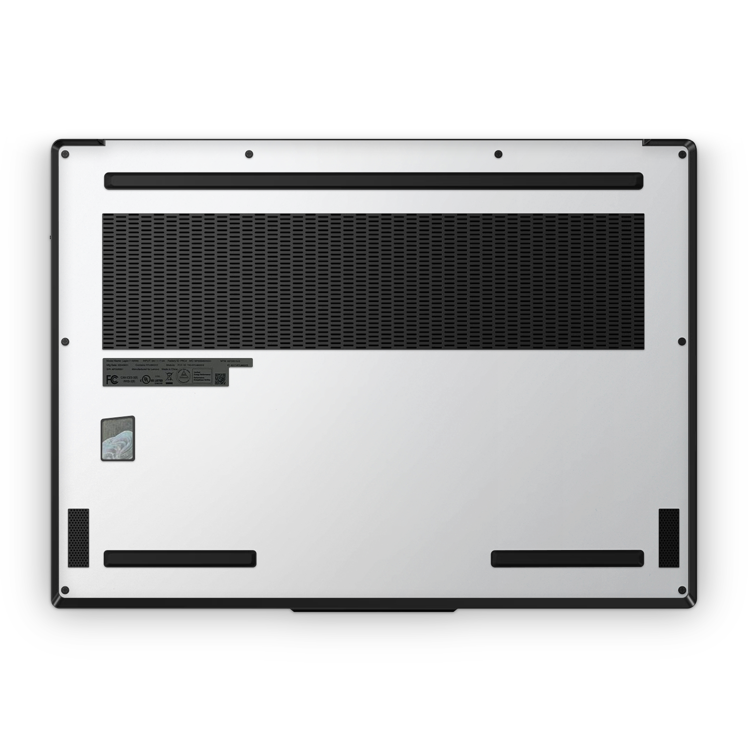 Lenovo Legion 7 Gen 9 2024 Professional Bottom Frosty Vanilla Skin Wrap Cover