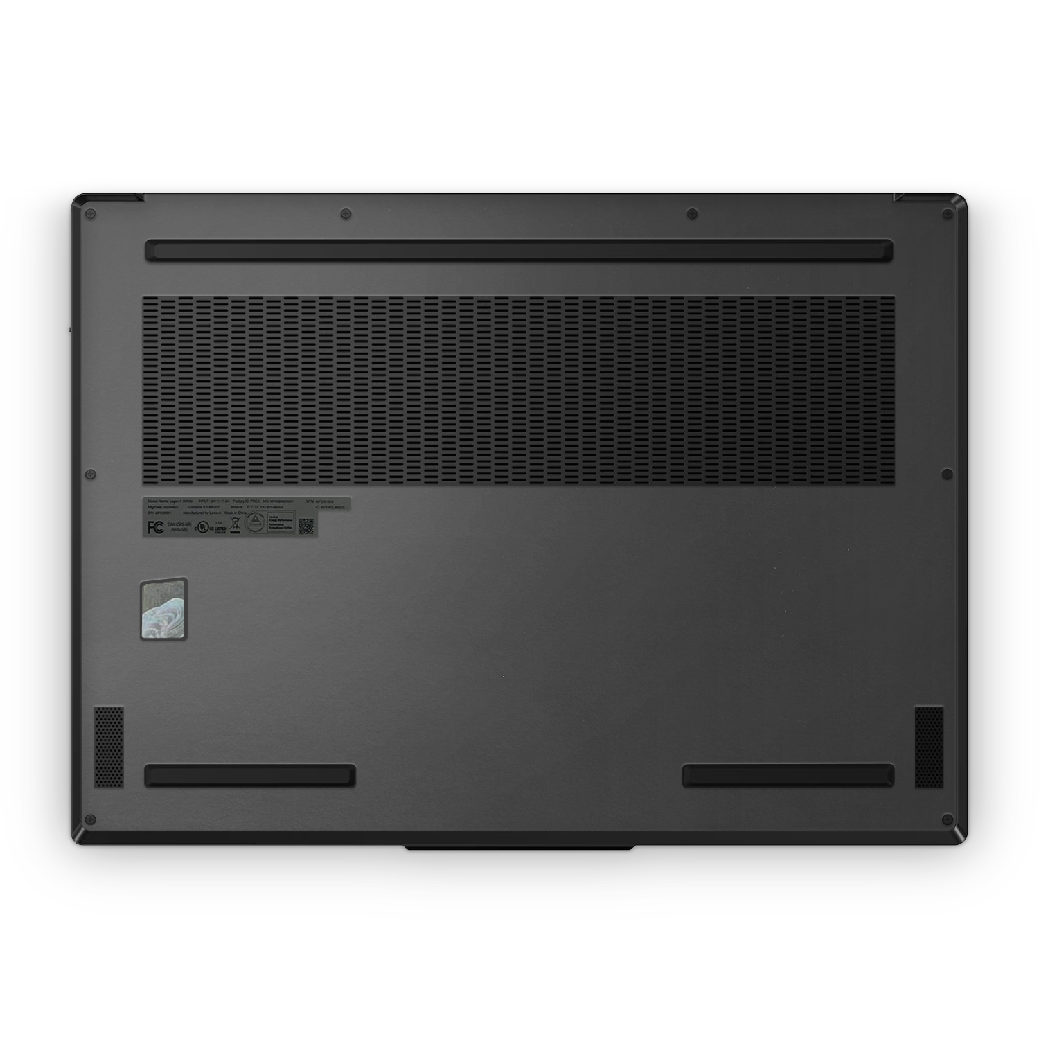 Lenovo Legion 7 Gen 9 2024 Professional Bottom Matte Black Skin Wrap Cover