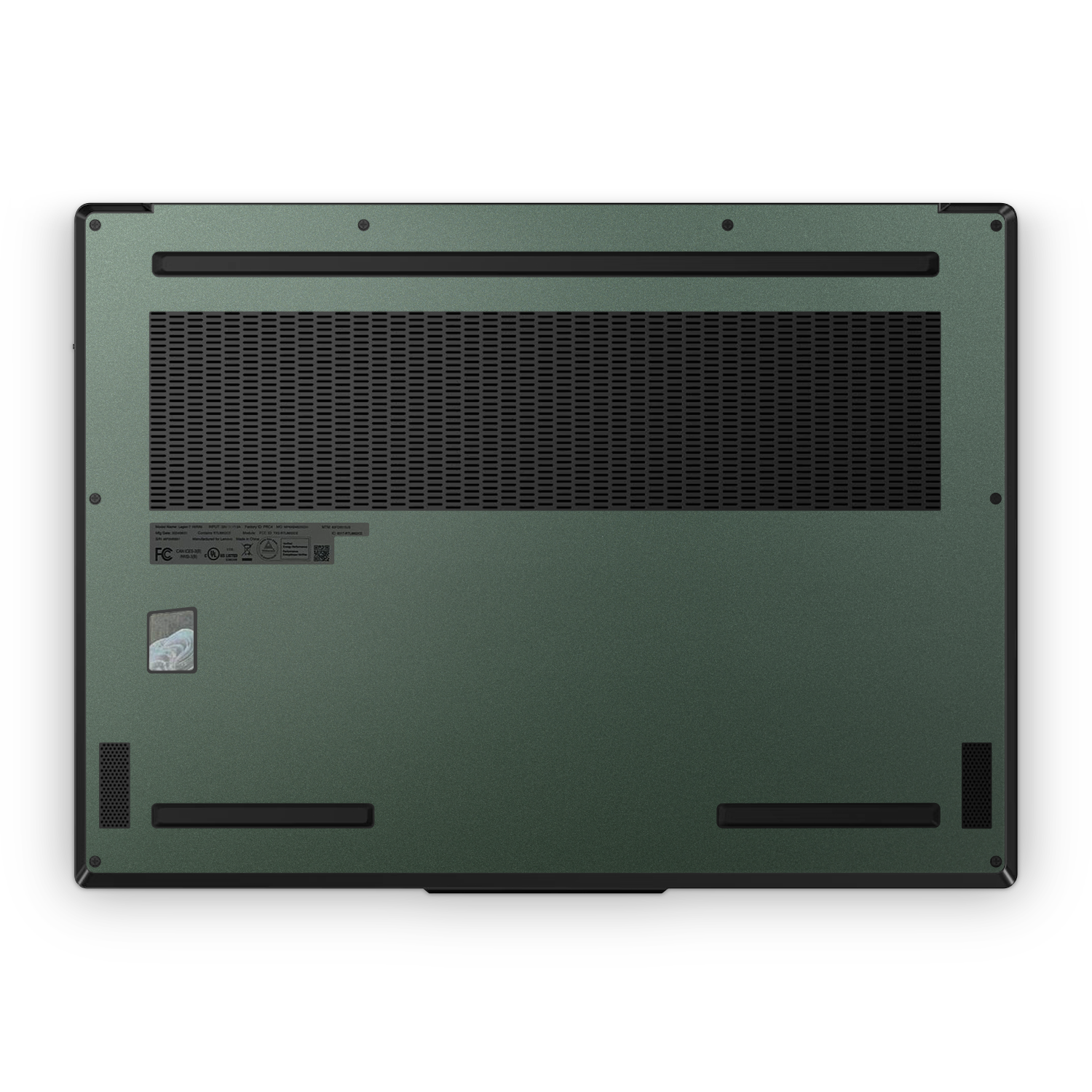 Lenovo Legion 7/7i Gen 9 2024 Professional Bottom Matte Green Metallic Skin Wrap Cover
