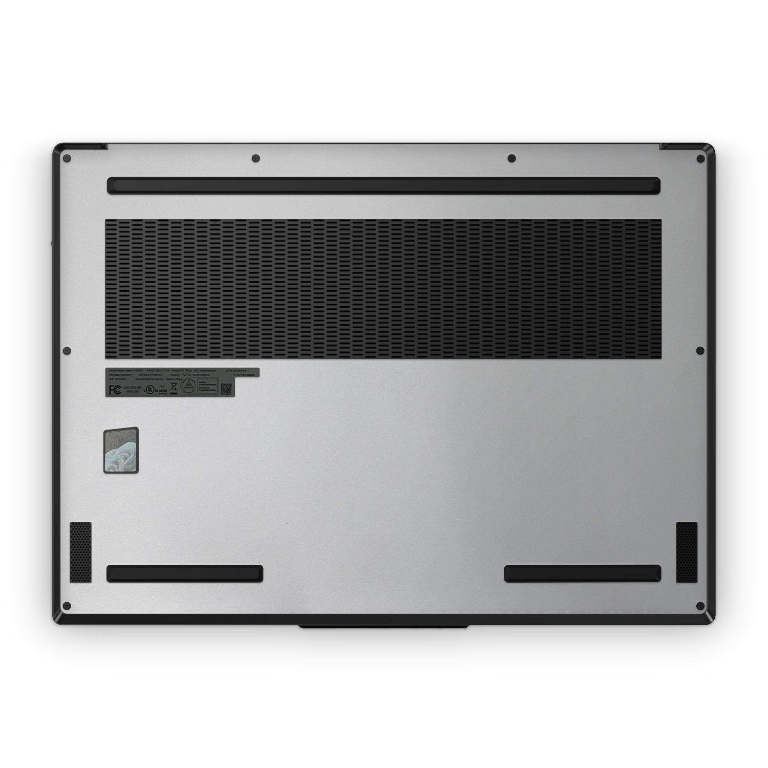 Lenovo Legion 7 Gen 9 2024 Professional Bottom Satin Aluminum Skin Wrap Cover