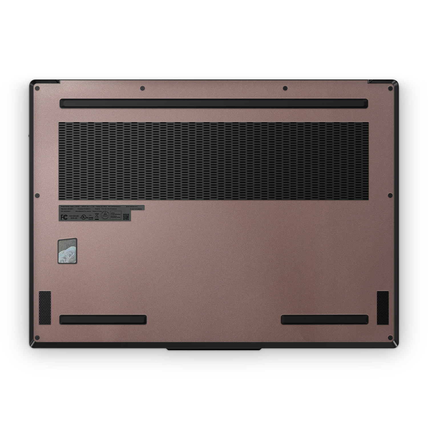 Lenovo Legion 7 Gen 9 2024 Professional Bottom Satin Frozen Berry Skin Wrap Cover