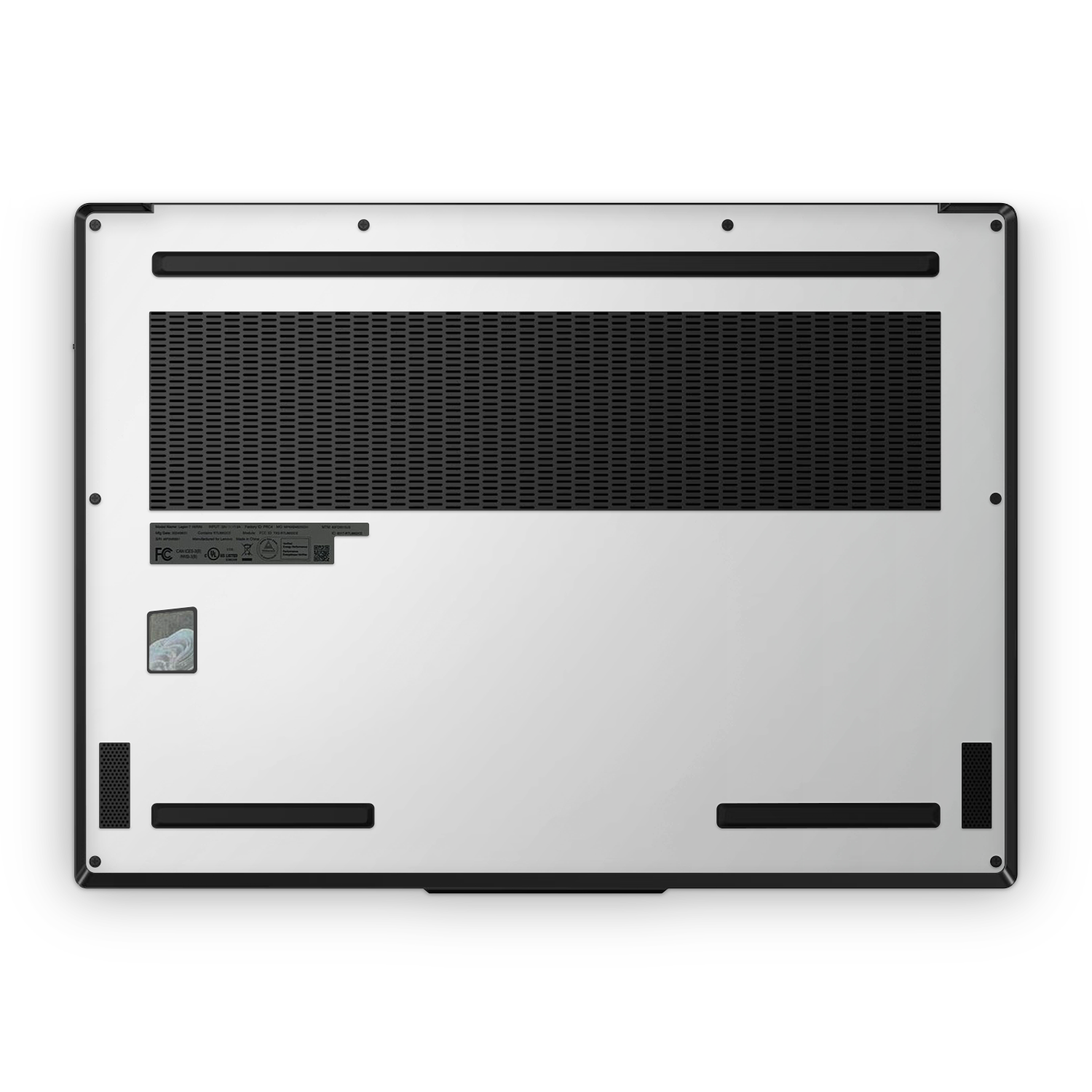 Lenovo Legion 7 Gen 9 2024 Professional Bottom Satin White Skin Wrap Cover