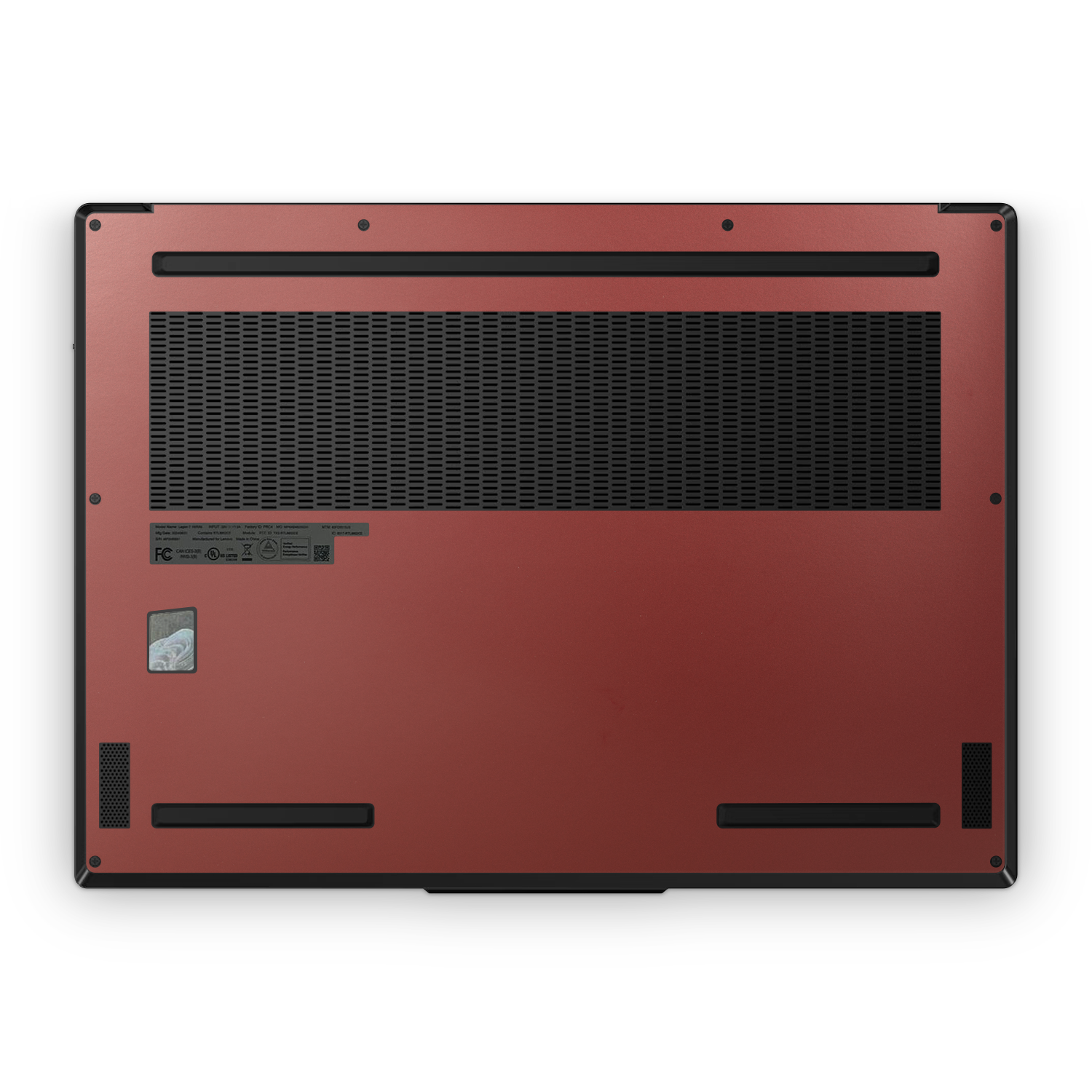 Lenovo Legion 7/7i Gen 9 2024 Professional Bottom Vampire Red Skin Wrap Cover