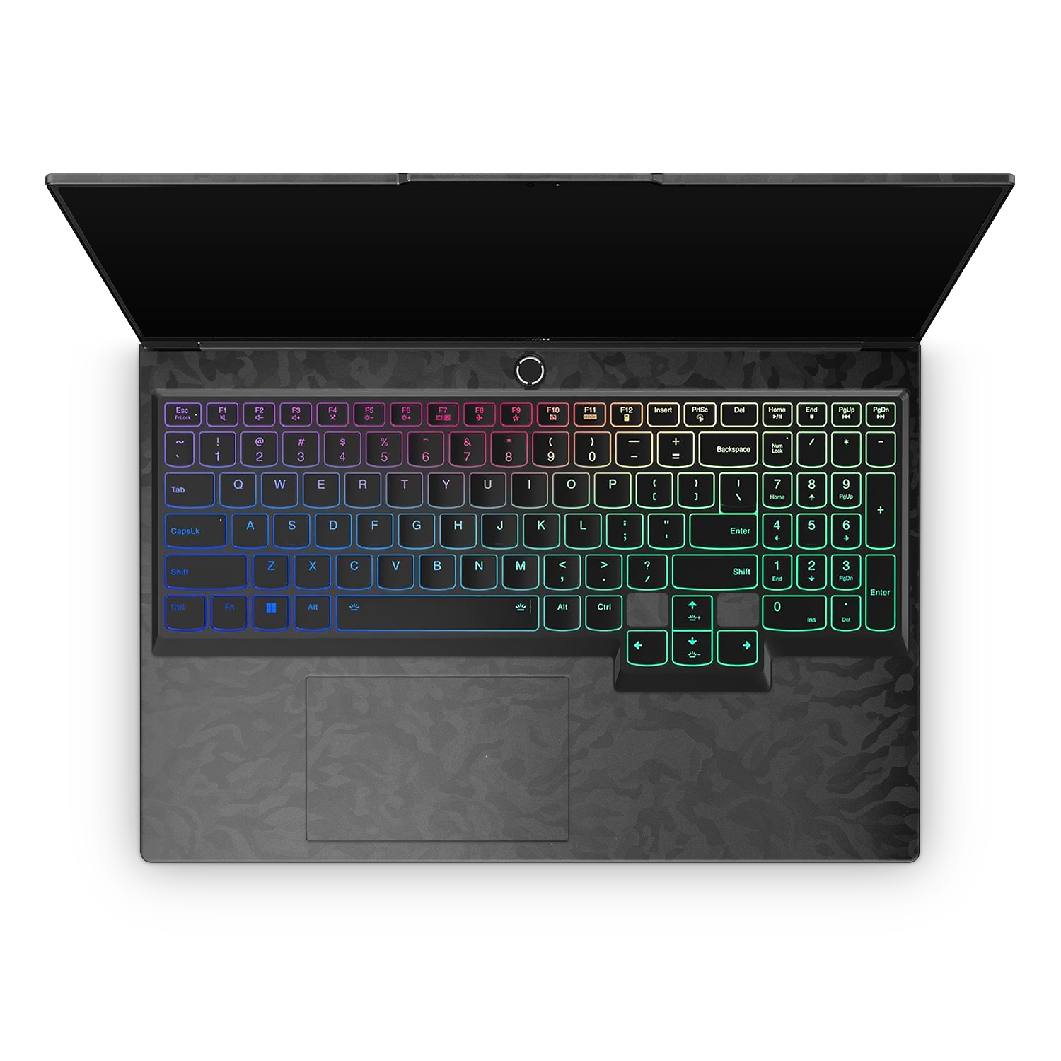 Lenovo Legion 7 Gen 9 2024 Professional Interior Black Camo Skin Wrap Cover