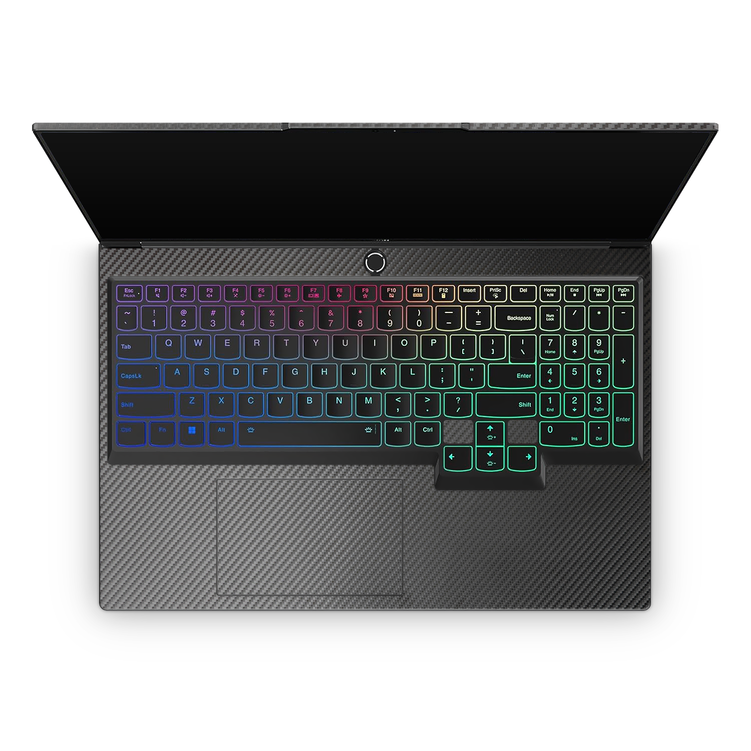 Lenovo Legion 7 Gen 9 2024 Professional Interior Black Carbon Fiber Skin Wrap Cover