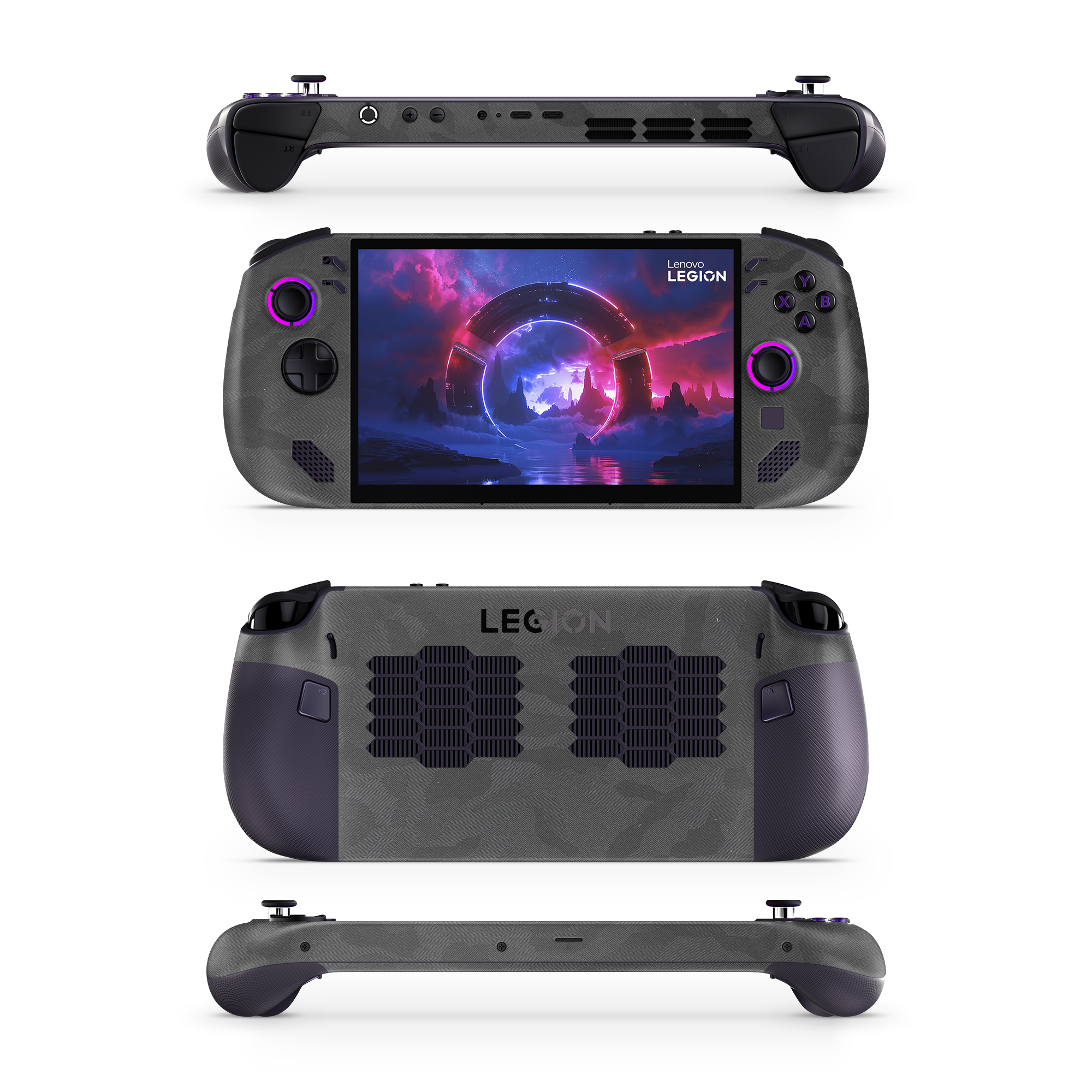 Lenovo Legion Go S Essentials Black Camo Skin Wrap Cover