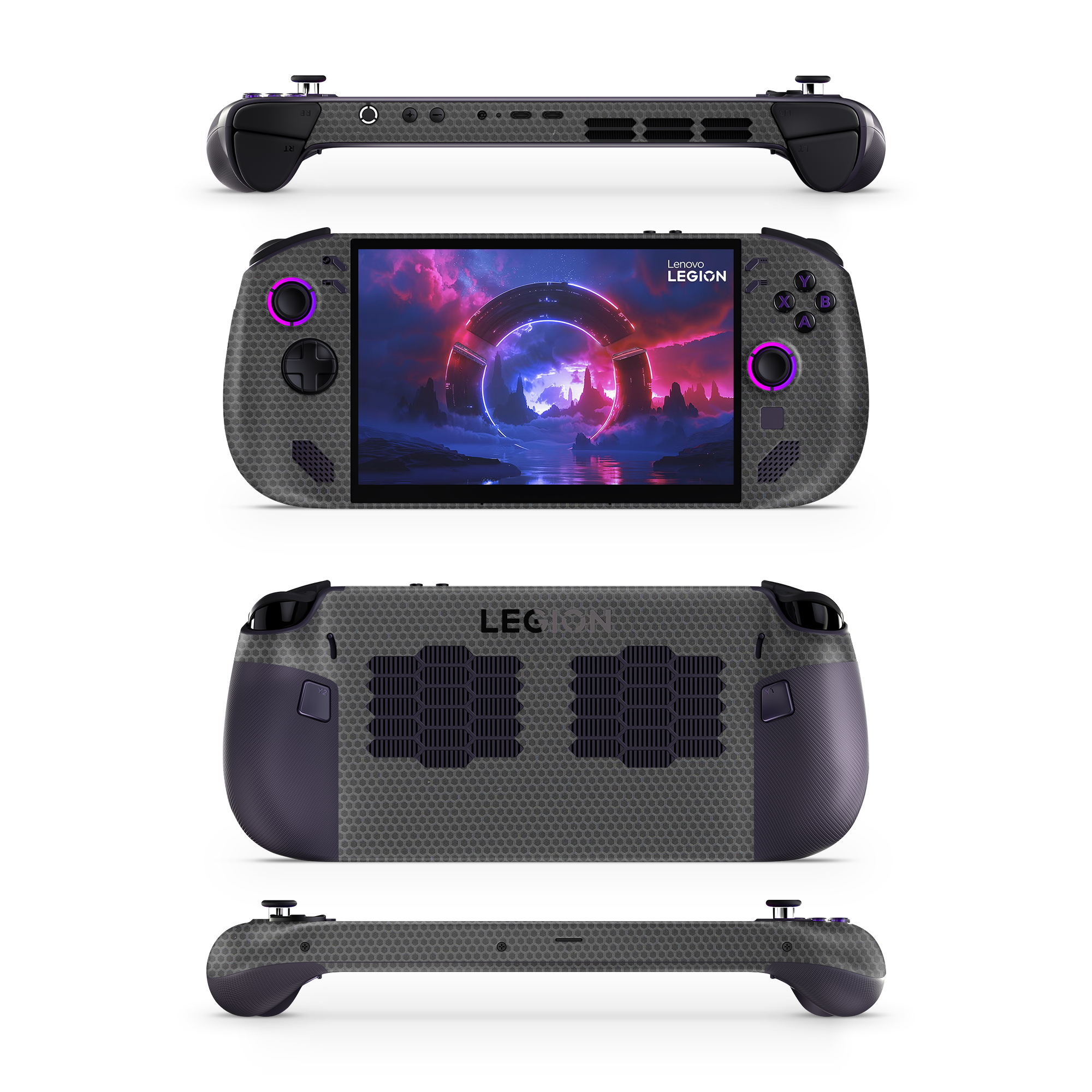 Lenovo Legion Go S Essentials Black Matrix Skin Wrap Cover