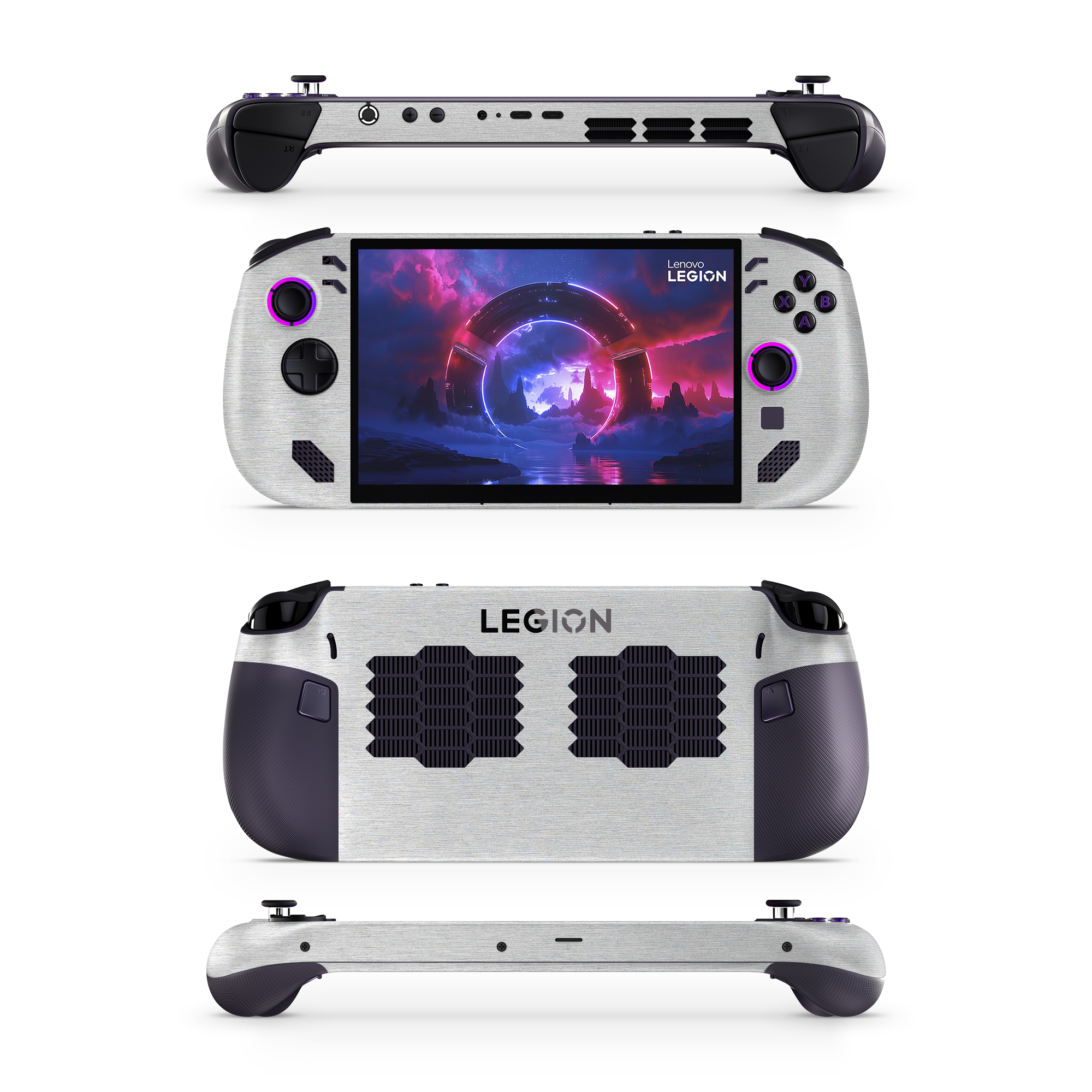 Lenovo Legion Go S Essentials Brushed Aluminum Skin Wrap Cover