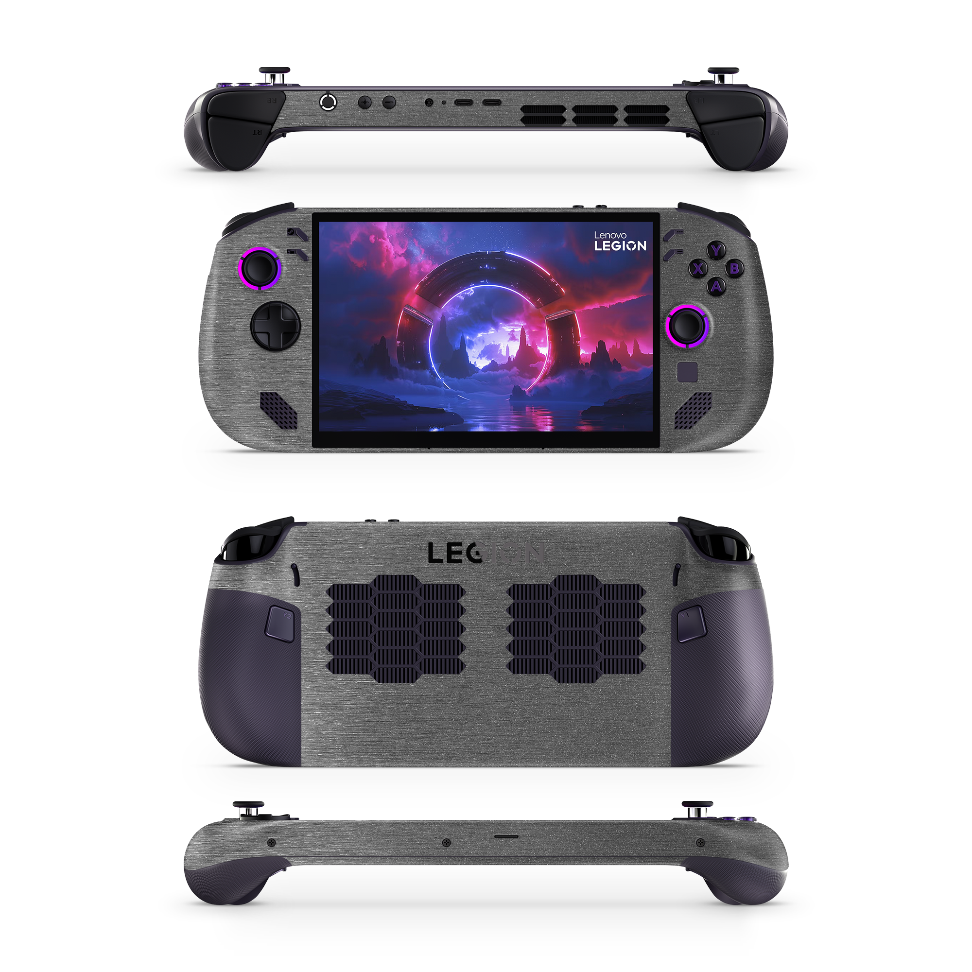 Lenovo Legion Go S Essentials Brushed Black Skin Wrap Cover