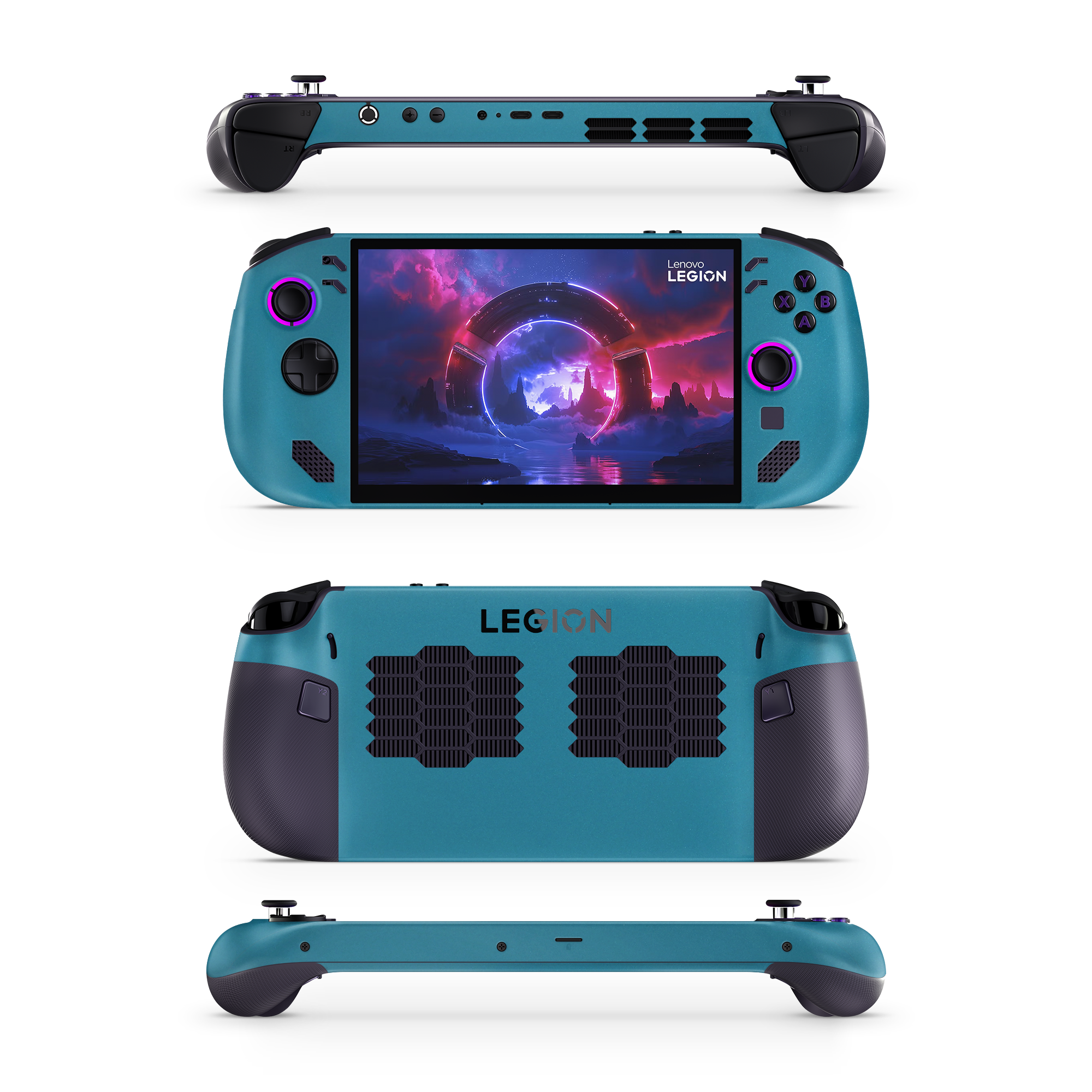 Lenovo Legion Go S Essentials Satin Ocean Shimmer Skin Wrap Cover