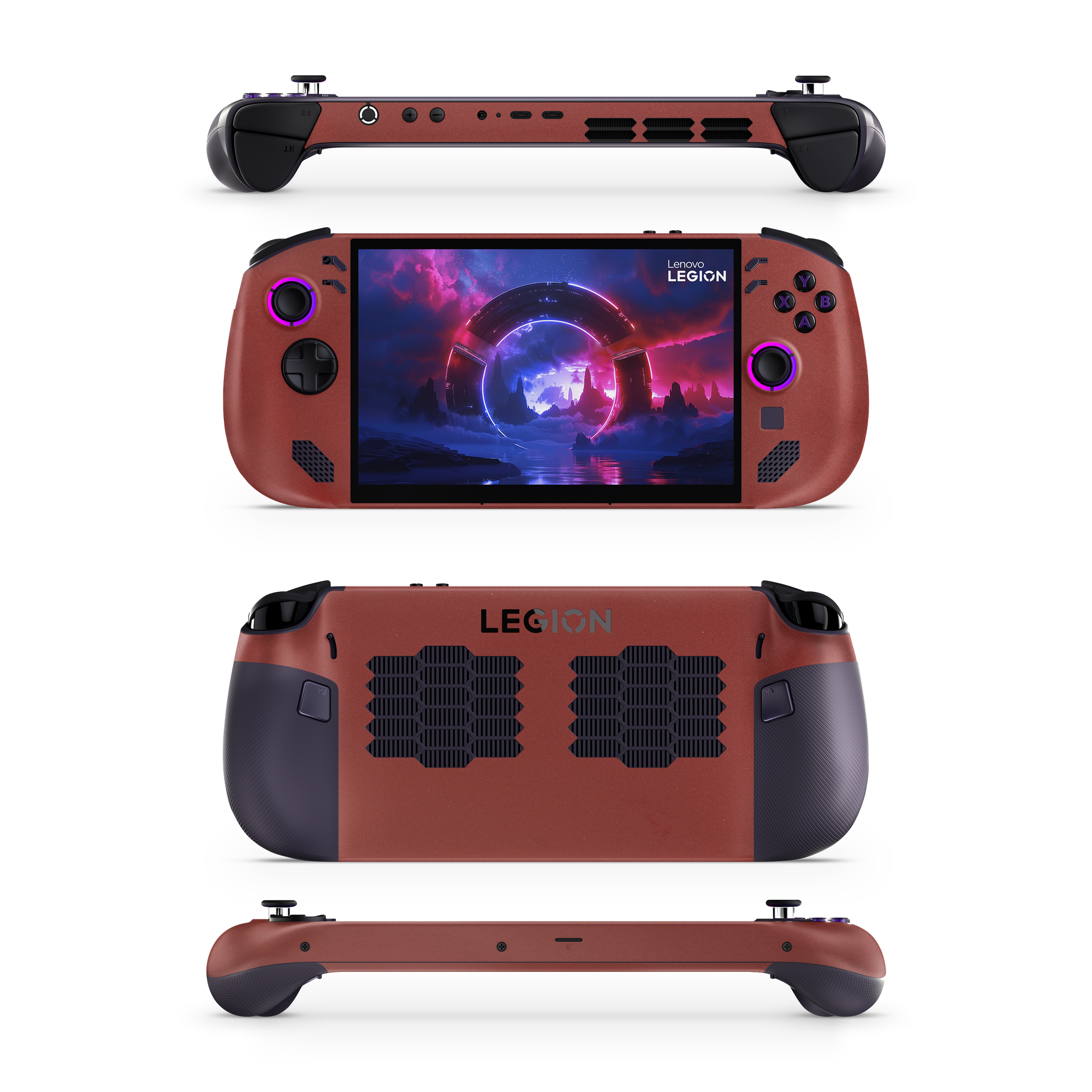 Lenovo Legion GO S 2025 Essentials Vampire Red Skin Wrap Cover