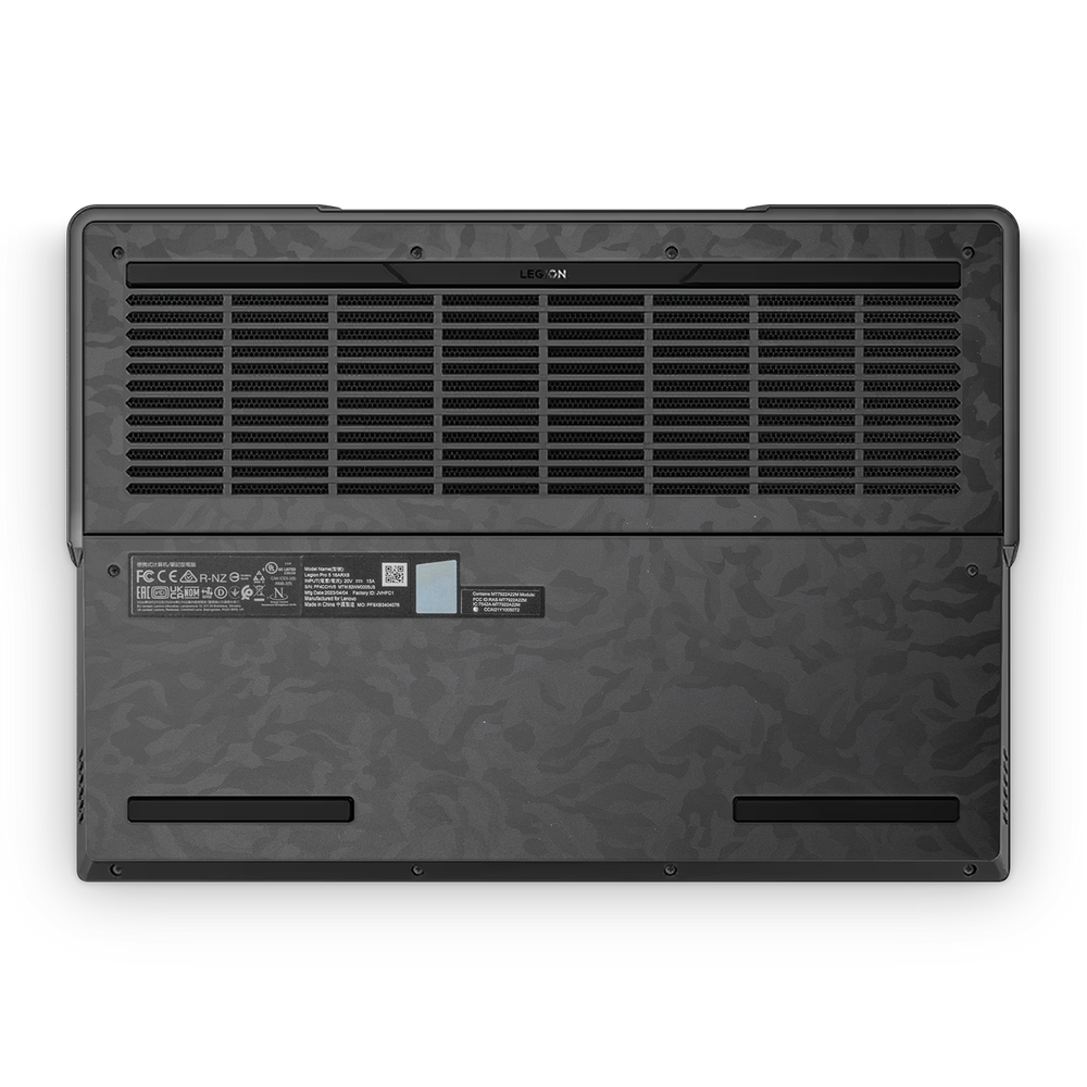 Lenovo Legion Professional 5 Gen 8 2023 Professional Bottom Black Camo Skin Wrap Cover