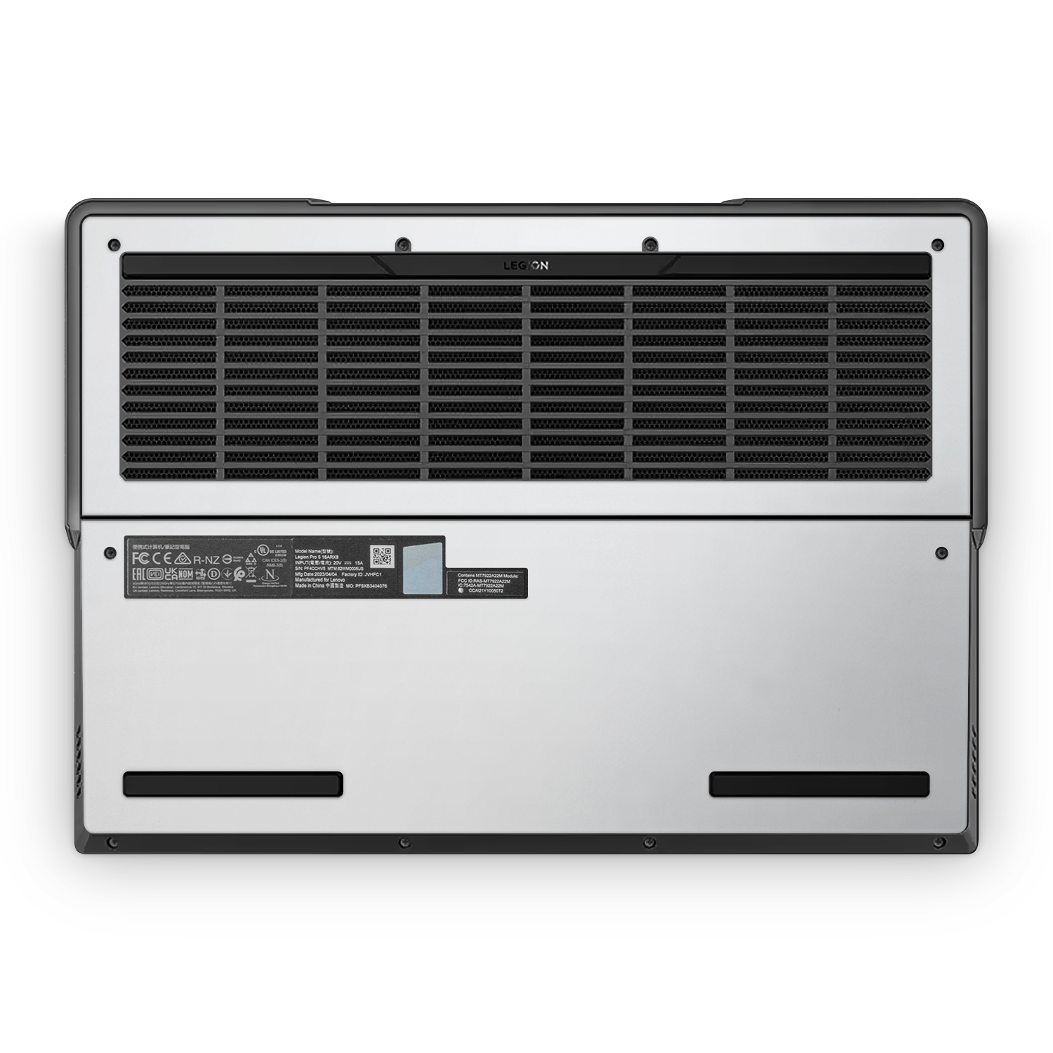 Lenovo Legion Professional 5 Gen 8 2023 Professional Bottom Frosty Vanilla Skin Wrap Cover