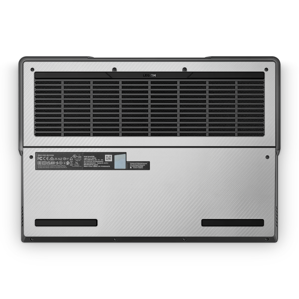 Lenovo Legion Professional 5 Gen 8 2023 Professional Bottom White Carbon Fiber Skin Wrap Cover