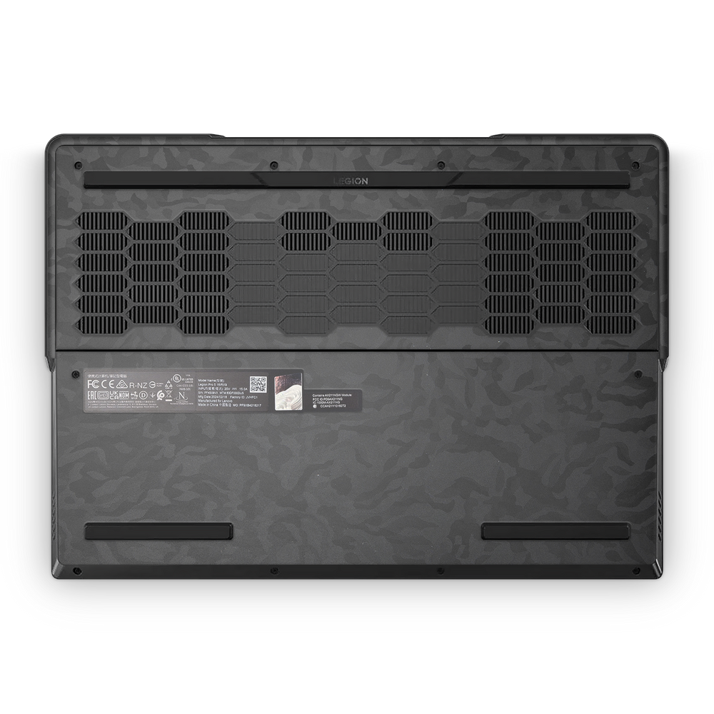 Lenovo Legion Professional 5 Gen 9 2024 Professional Bottom Black Camo Skin Wrap Cover