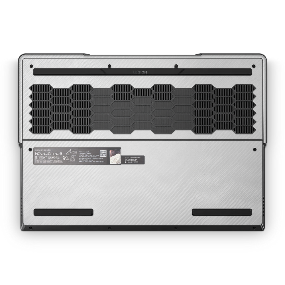 Lenovo Legion Professional 5 Gen 9 2024 Professional Bottom White Carbon Fiber Skin Wrap Cover
