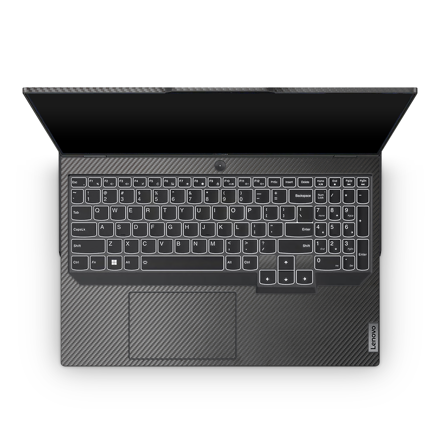 Lenovo Legion Professional 5 Gen 9 2024 Professional Interior Black Carbon Fiber Skin Wrap Cover
