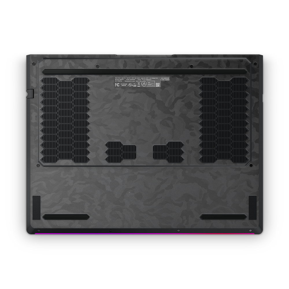 Lenovo Legion Professional 7 2025 Professional Bottom Black Camo Skin Wrap Cover