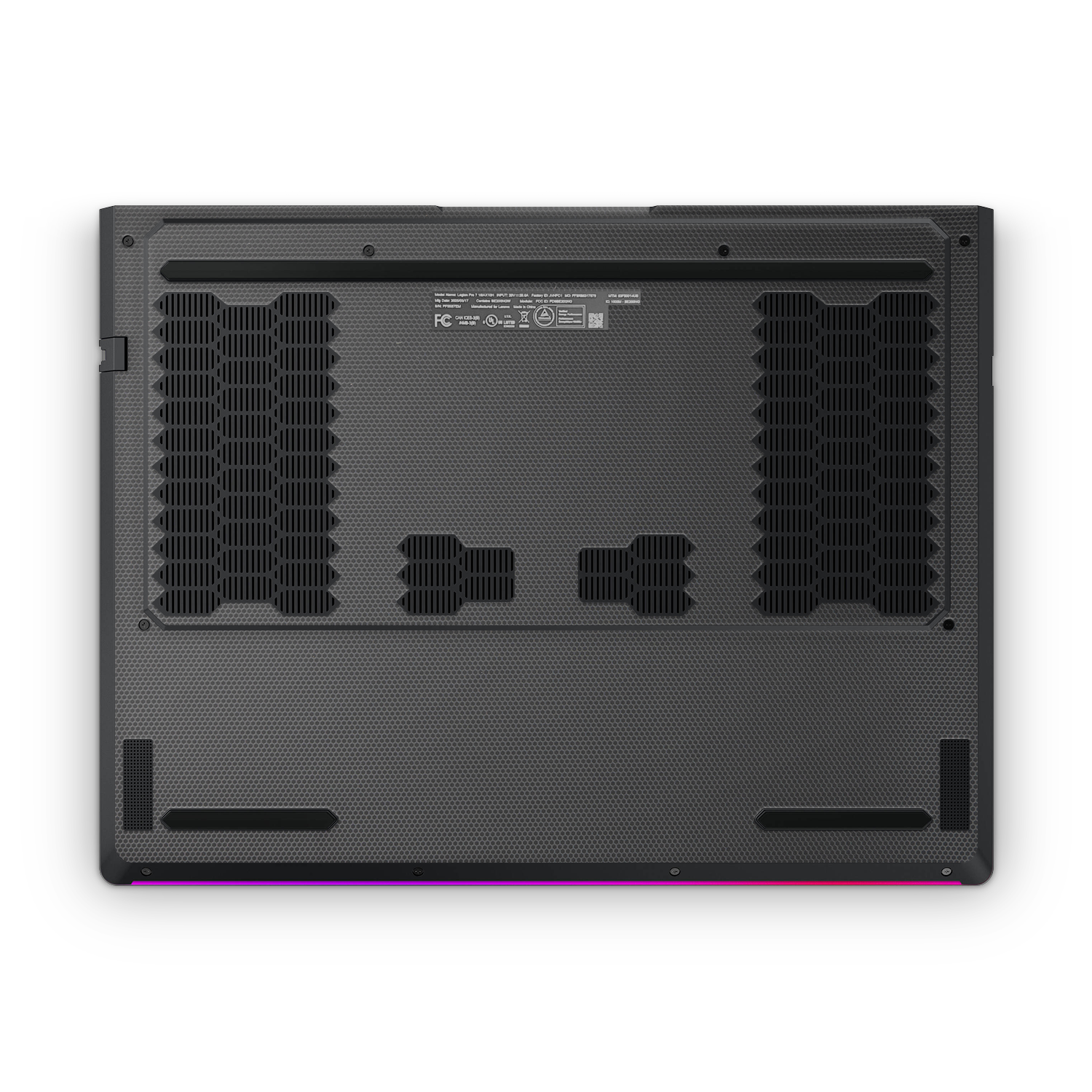 Lenovo Legion Professional 7 2025 Professional Bottom Black Matrix Skin Wrap Cover