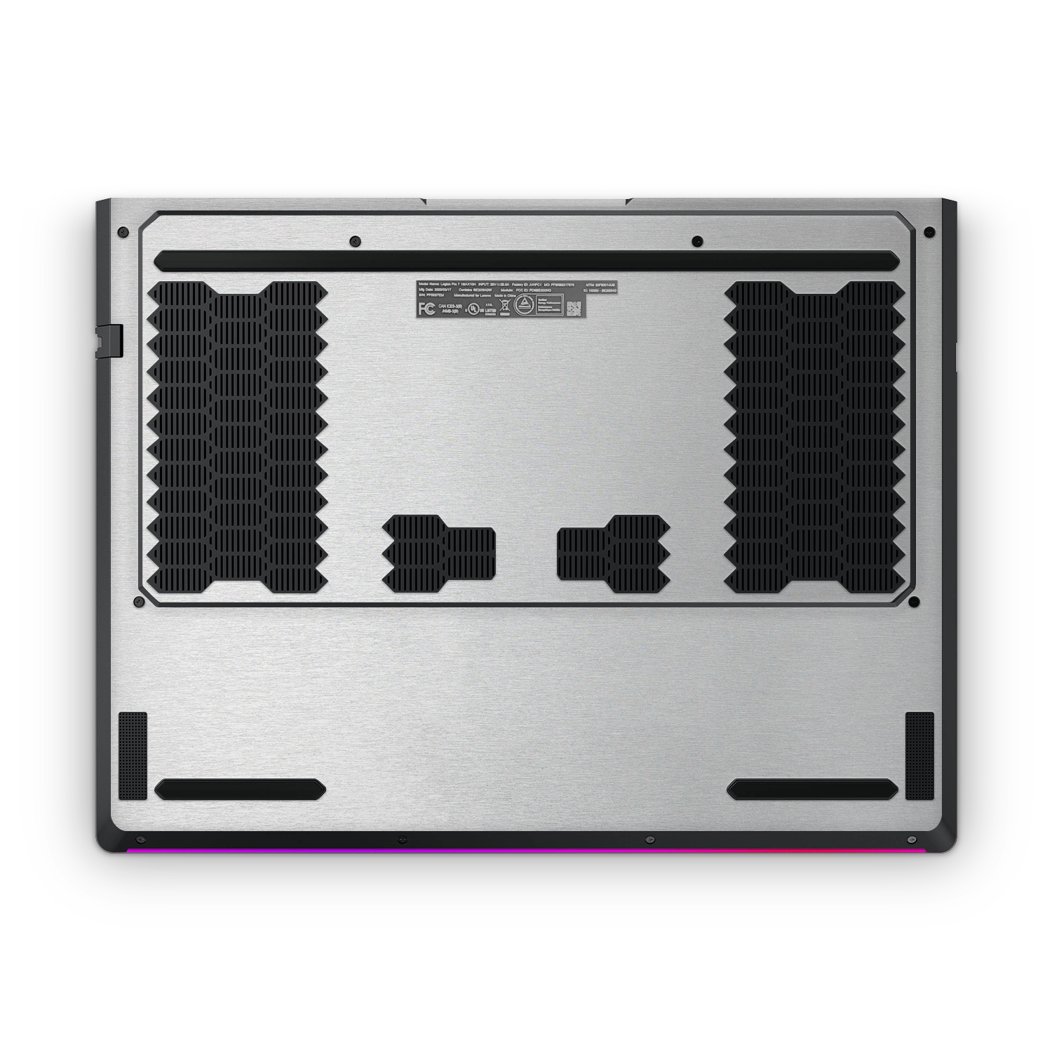 Lenovo Legion Professional 7 2025 Professional Bottom Brushed Aluminum Skin Wrap Cover
