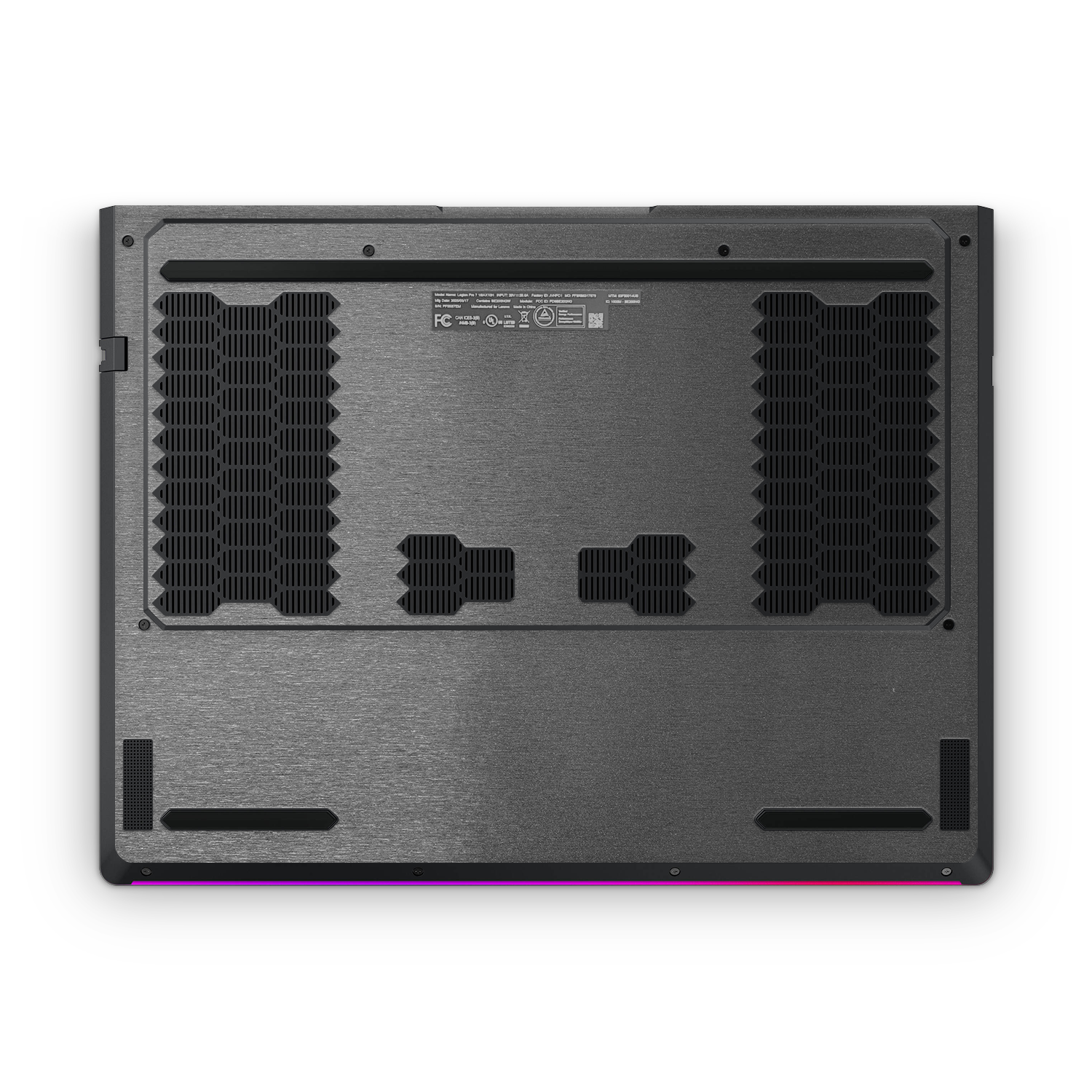 Lenovo Legion Professional 7 2025 Professional Bottom Brushed Black Skin Wrap Cover