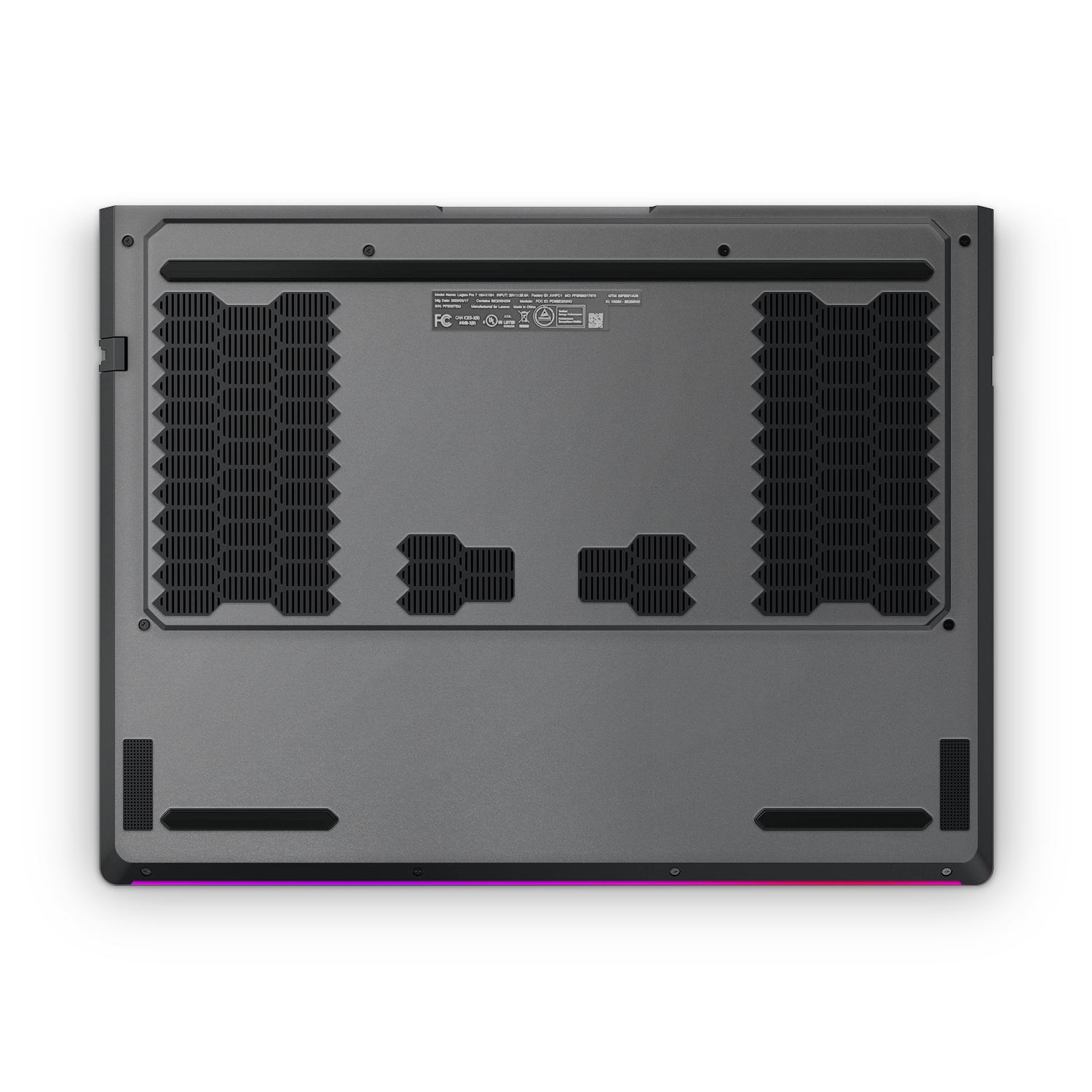 Lenovo Legion Professional 7 2025 Professional Bottom Charcoal Grey Skin Wrap Cover