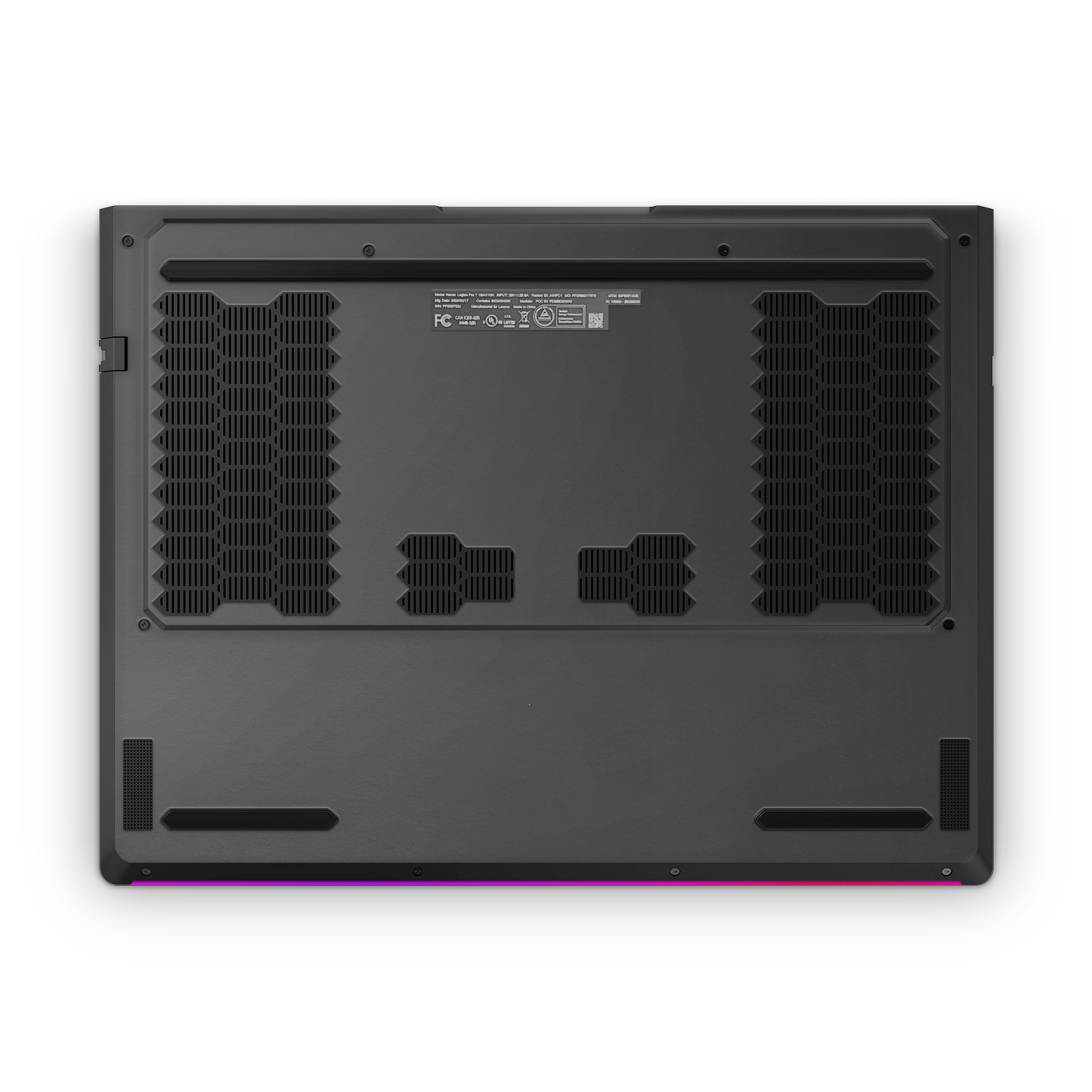Lenovo Legion Professional 7 2025 Professional Bottom Matte Black Skin Wrap Cover