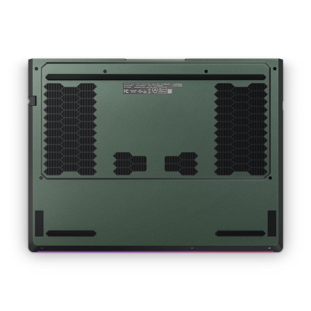 Lenovo Legion Pro 7 Gen 10 2025 Professional Bottom Matte Green Metallic Skin Wrap Cover