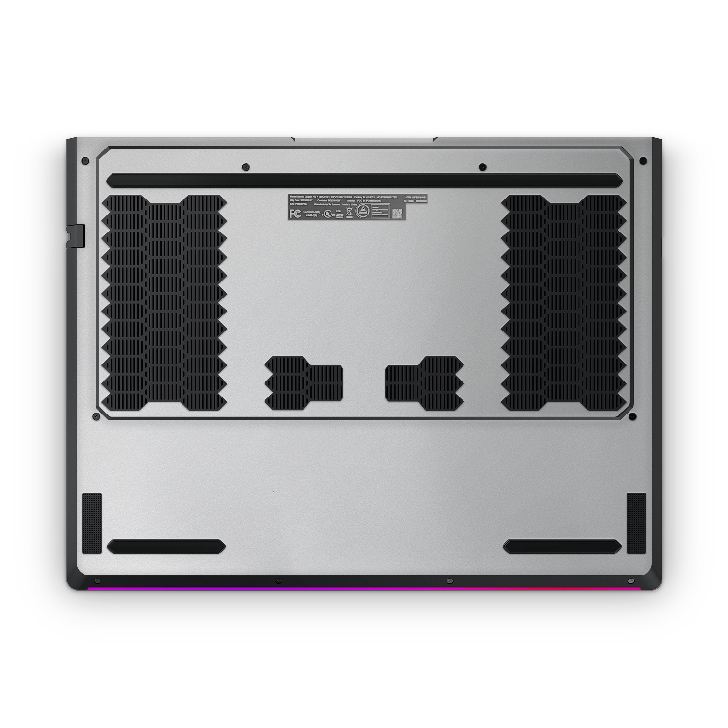 Lenovo Legion Professional 7 2025 Professional Bottom Satin Aluminum Skin Wrap Cover