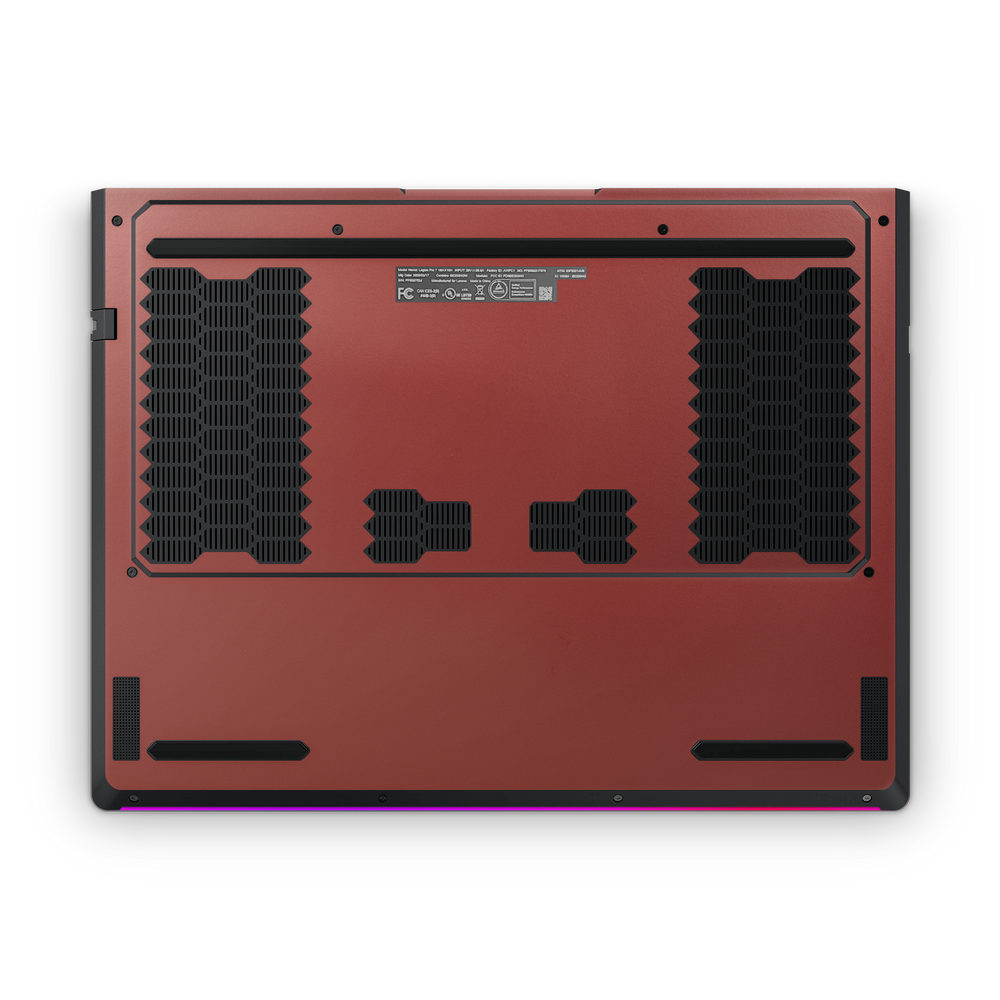 Lenovo Legion Pro 7 Gen 10 2025 Professional Bottom Vampire Red Skin Wrap Cover