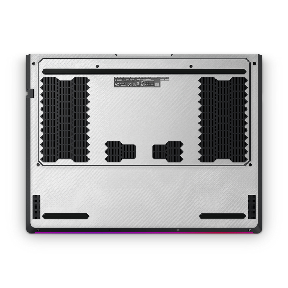 Lenovo Legion Professional 7 2025 Professional Bottom White Carbon Fiber Skin Wrap Cover